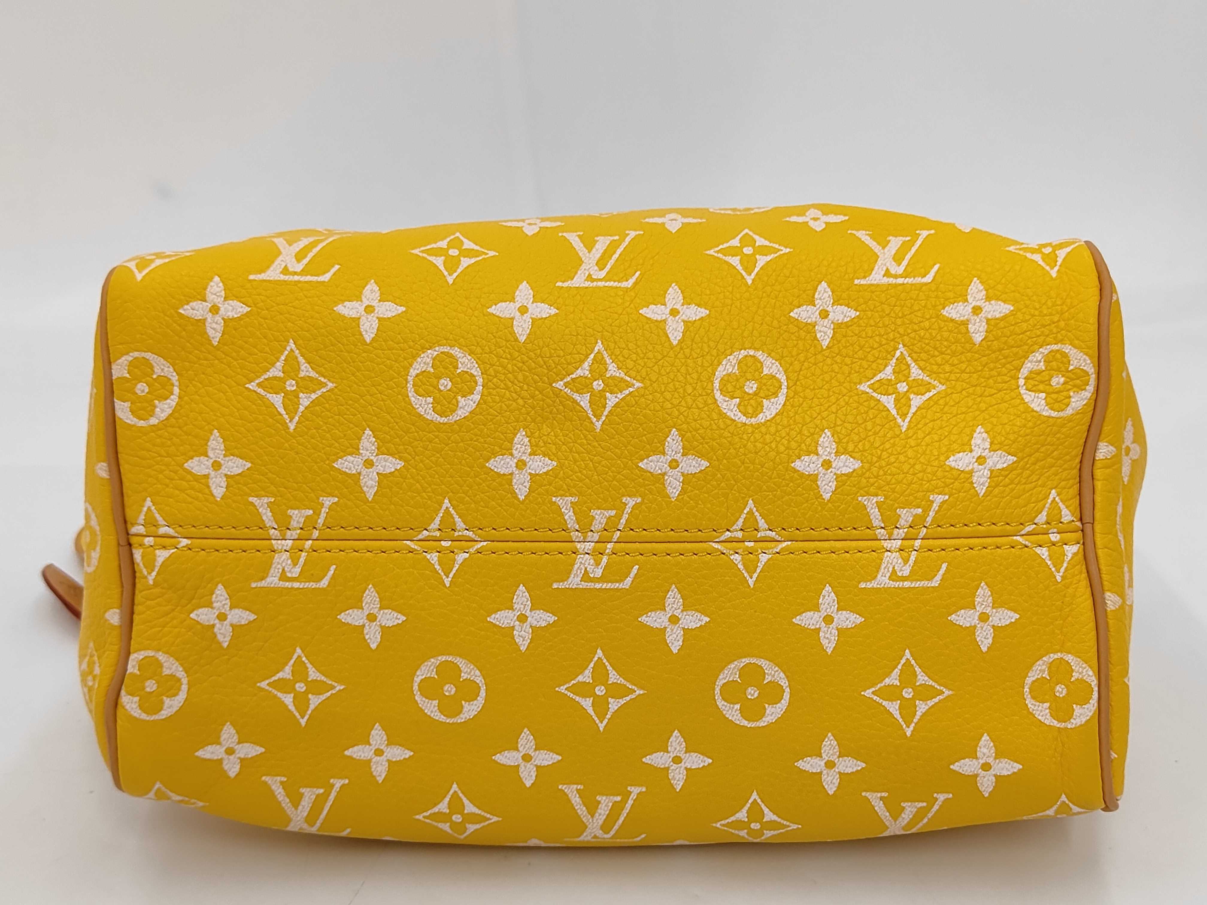 Monogram Speedy P9 Yellow Handbag — view 4