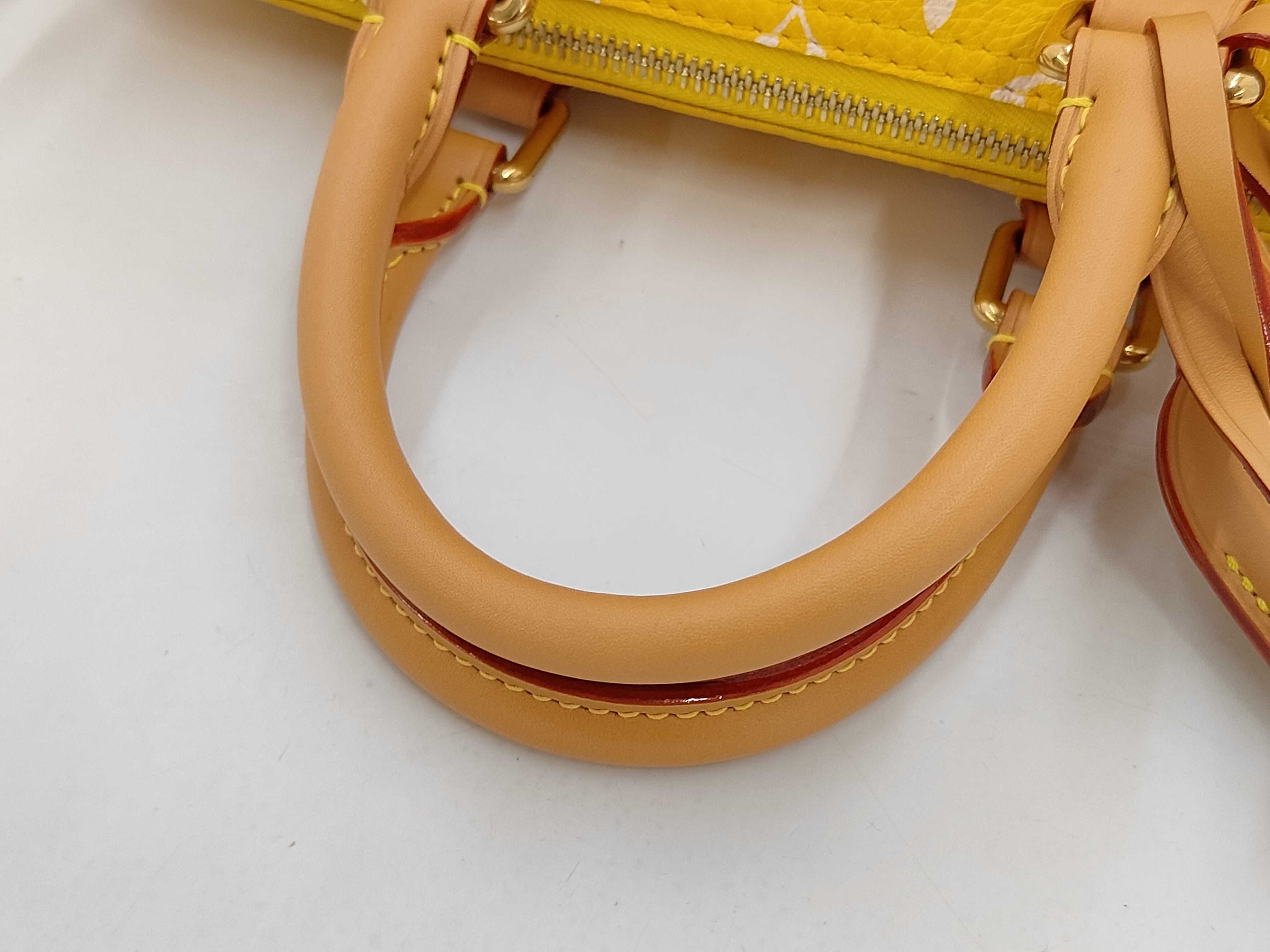 Monogram Speedy P9 Yellow Handbag — view 5
