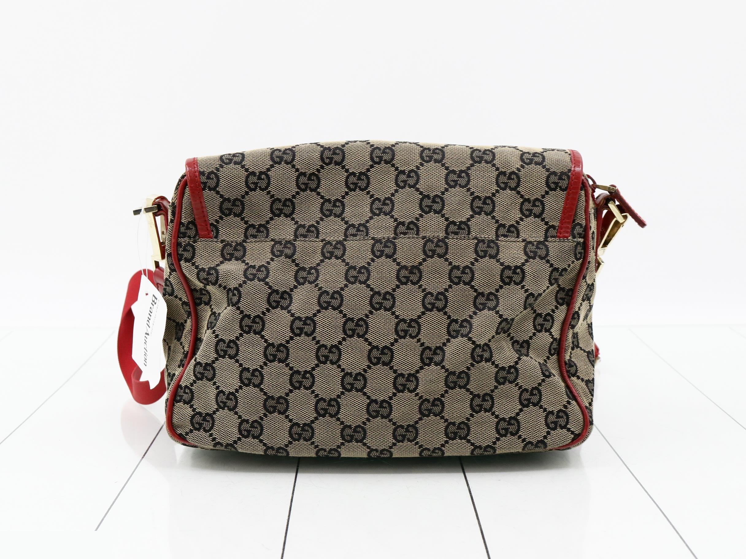 GG Canvas Leather Shoulder Bag — view 2
