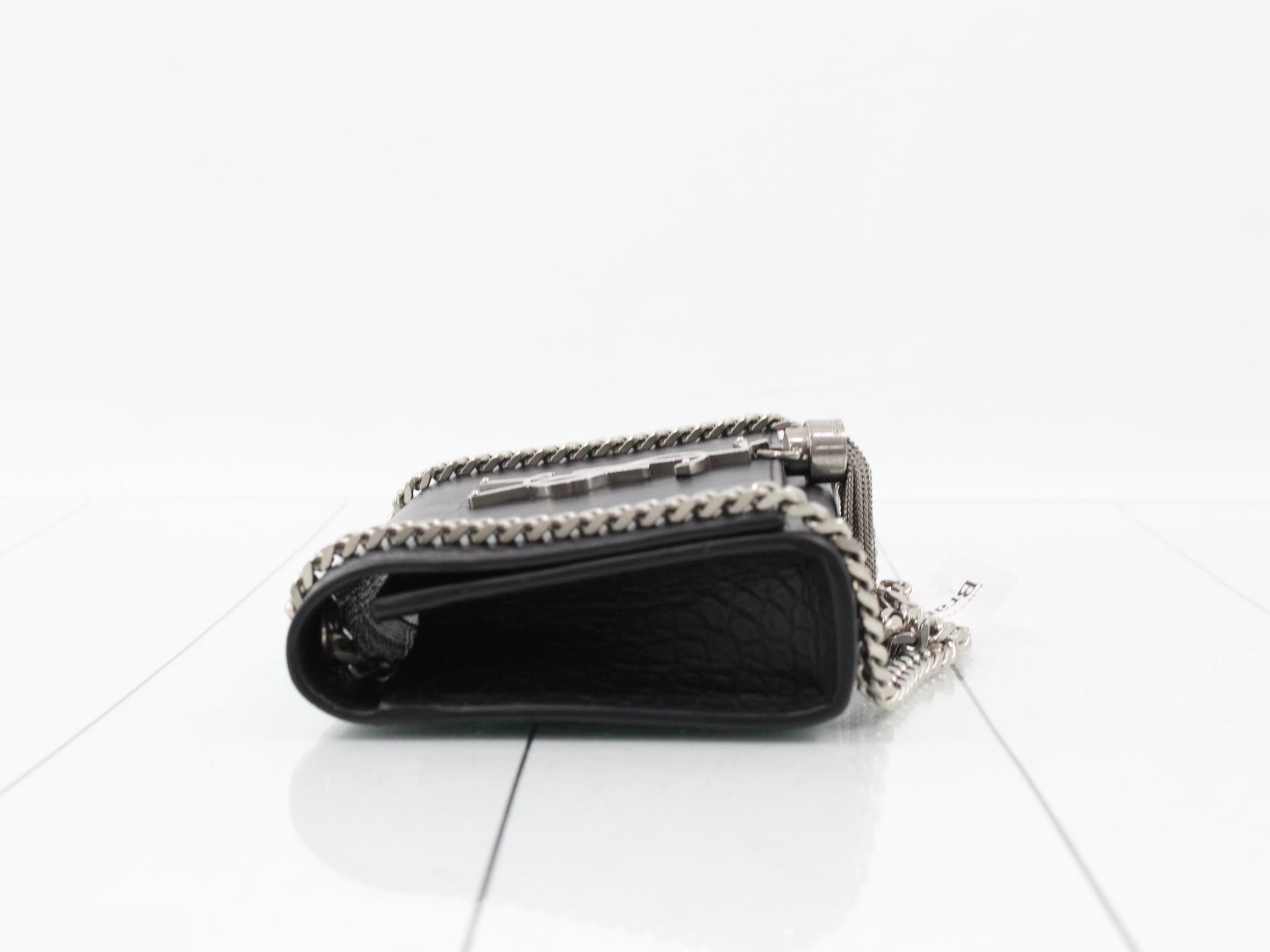 Kate Chain Shoulder Bag, Black — view 4