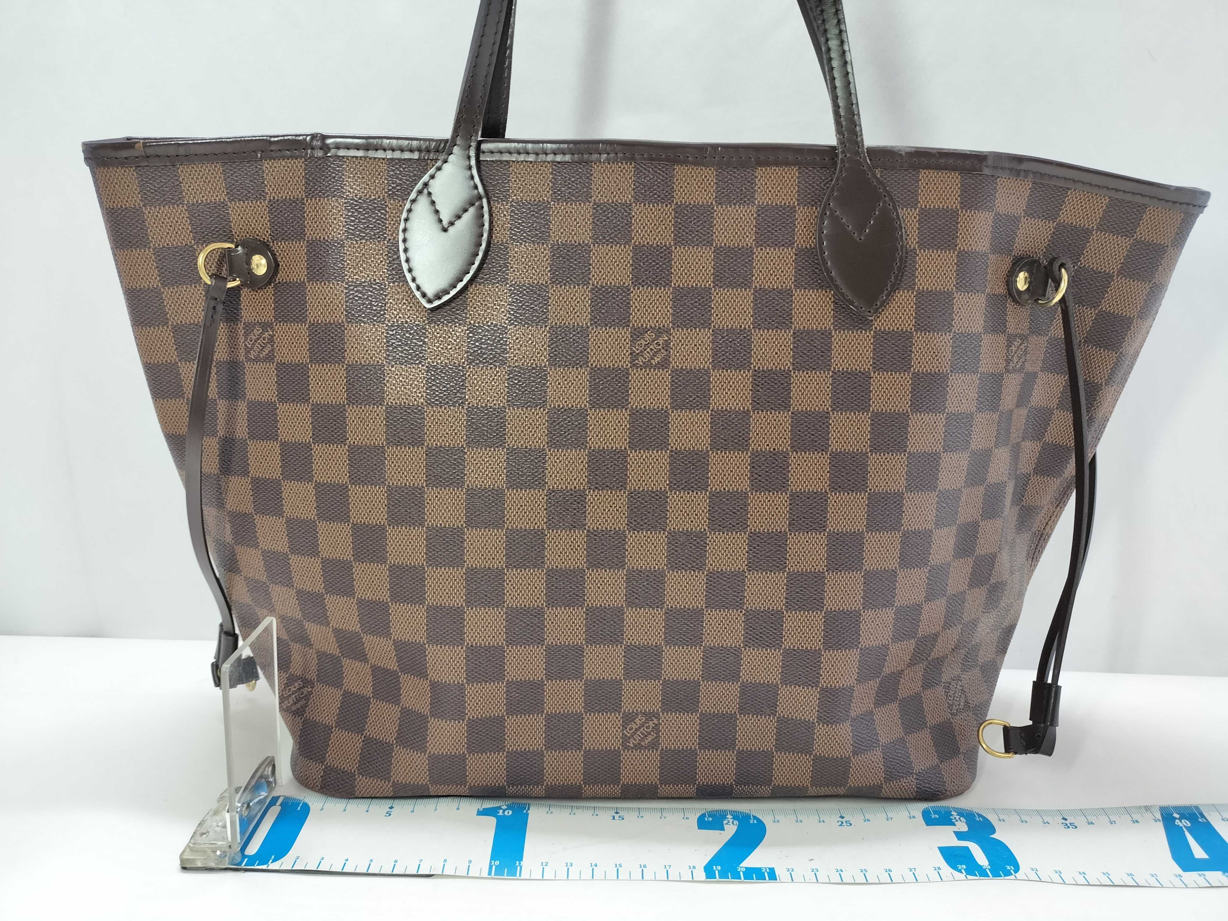 Damier Neverfull MM N51105 CA4133 Brown Tote Bag — view 2