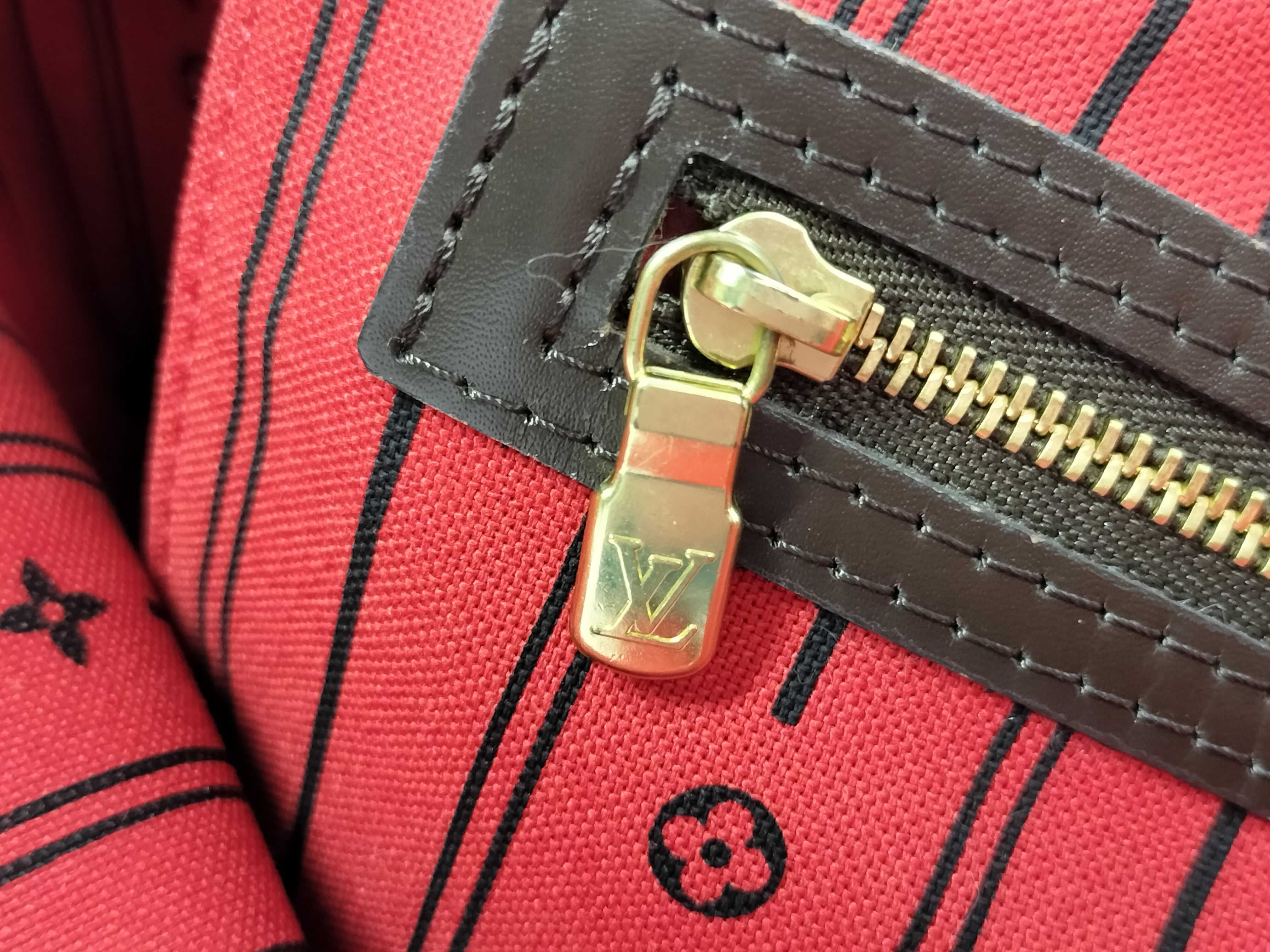 Damier Neverfull MM N51105 CA4133 Brown Tote Bag — view 11
