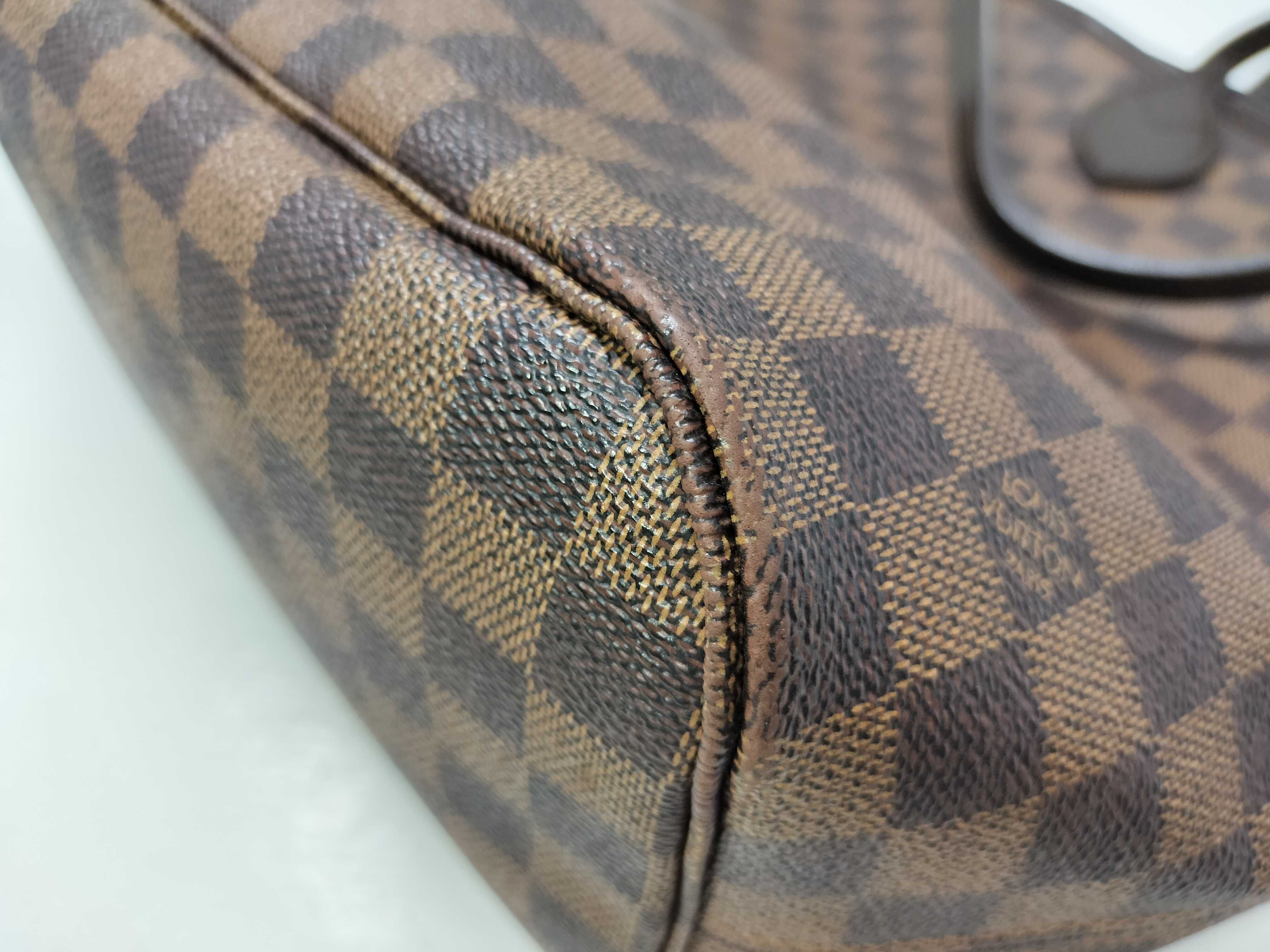 Damier Neverfull MM N51105 CA4133 Brown Tote Bag — view 6