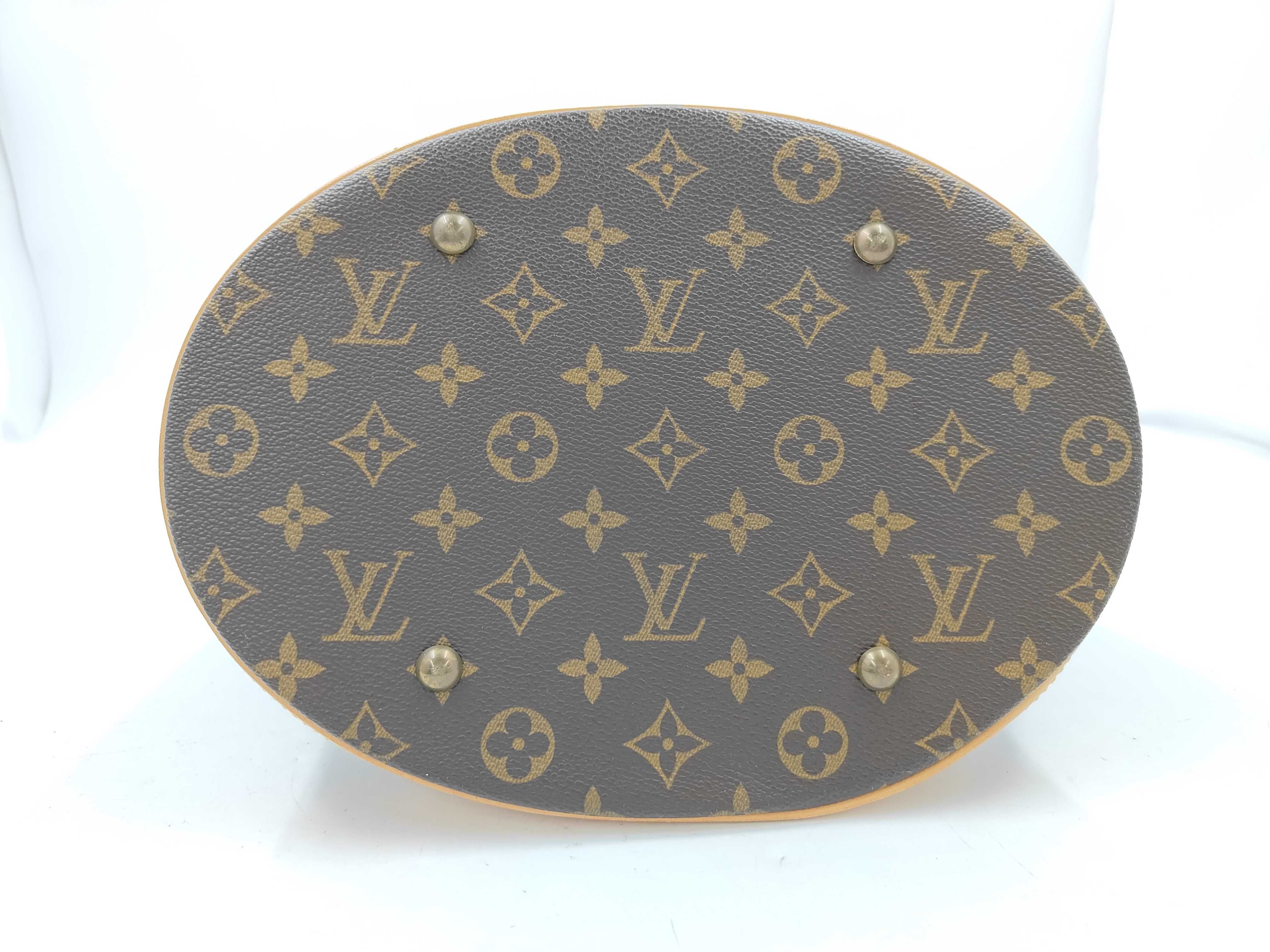 Monogram Bucket GM Bag with Pouch — view 7