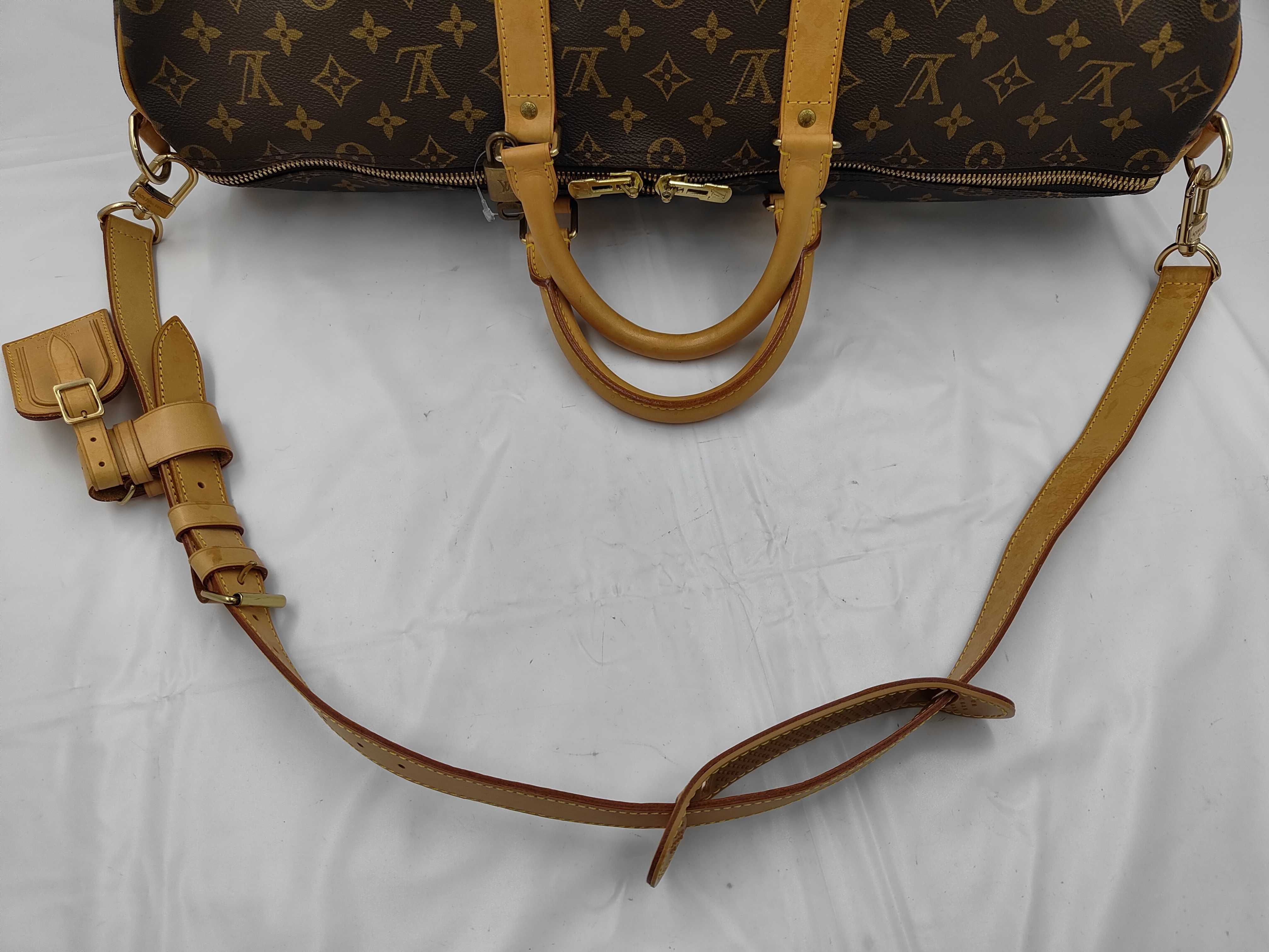 Monogram Keepall Bandoulière 50 Boston Bag — view 3