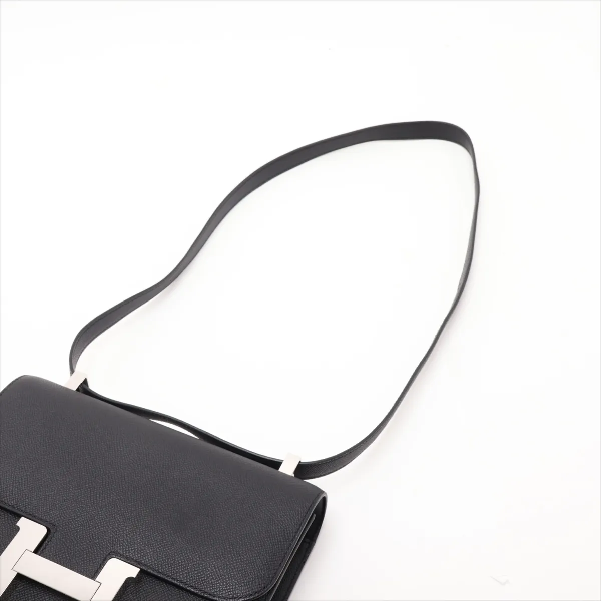 [Individually packaged] Hermes Constance 24 Miroir Veau Epsom Black Silver Hardware K:2025 with mirror — view 5
