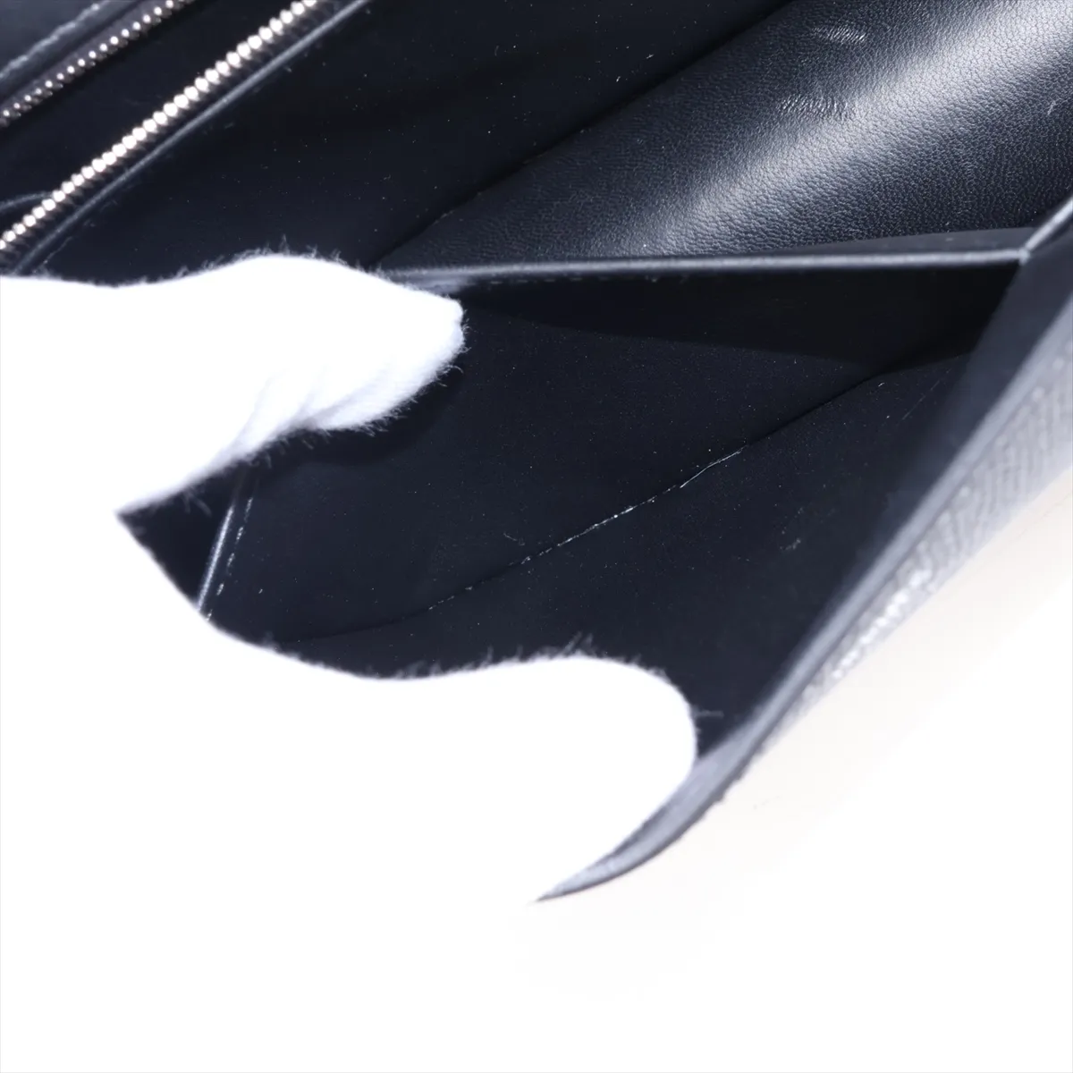 [Individually packaged] Hermes Constance 24 Miroir Veau Epsom Black Silver Hardware K:2025 with mirror — view 8