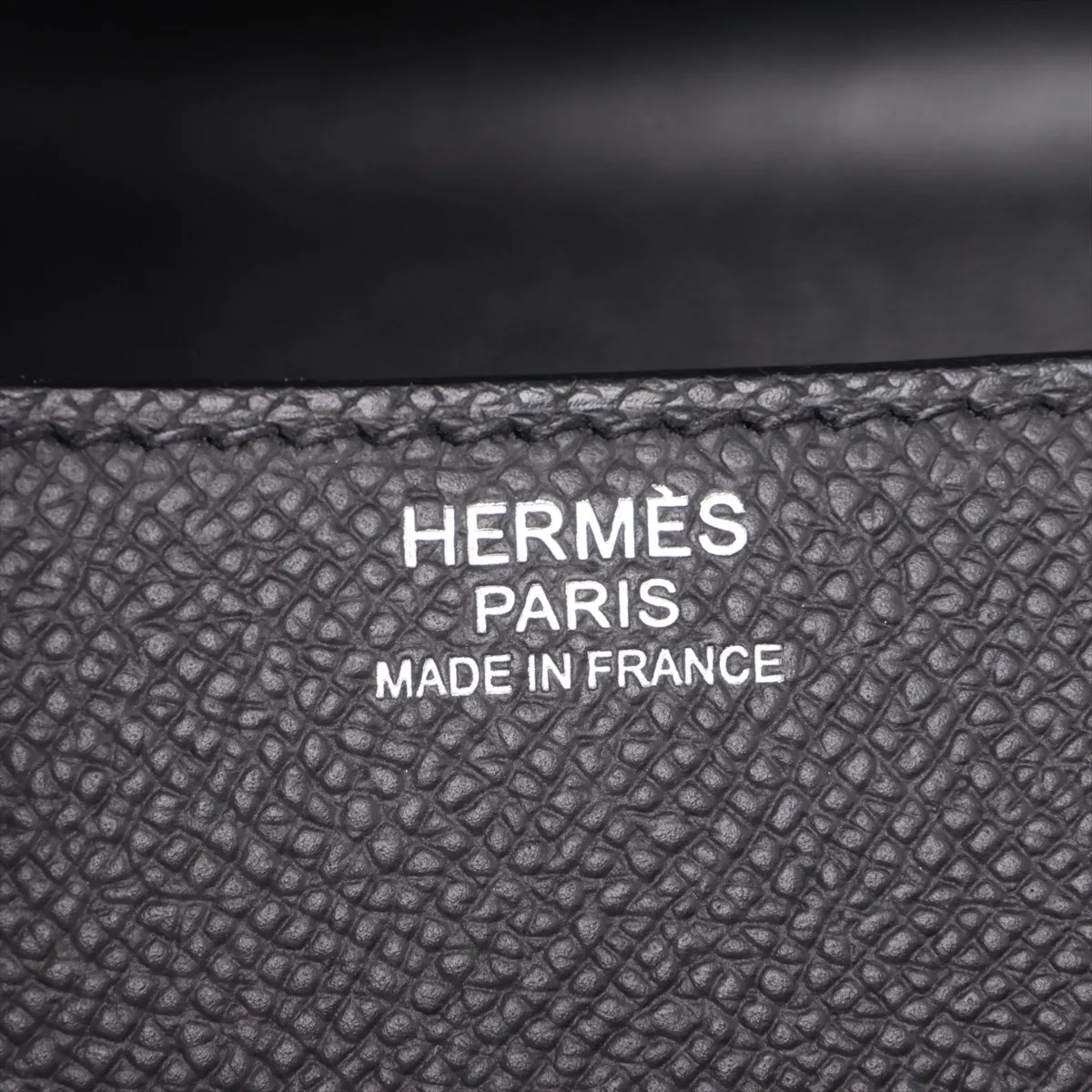 [Individually packaged] Hermes Constance 24 Miroir Veau Epsom Black Silver Hardware K:2025 with mirror — view 9