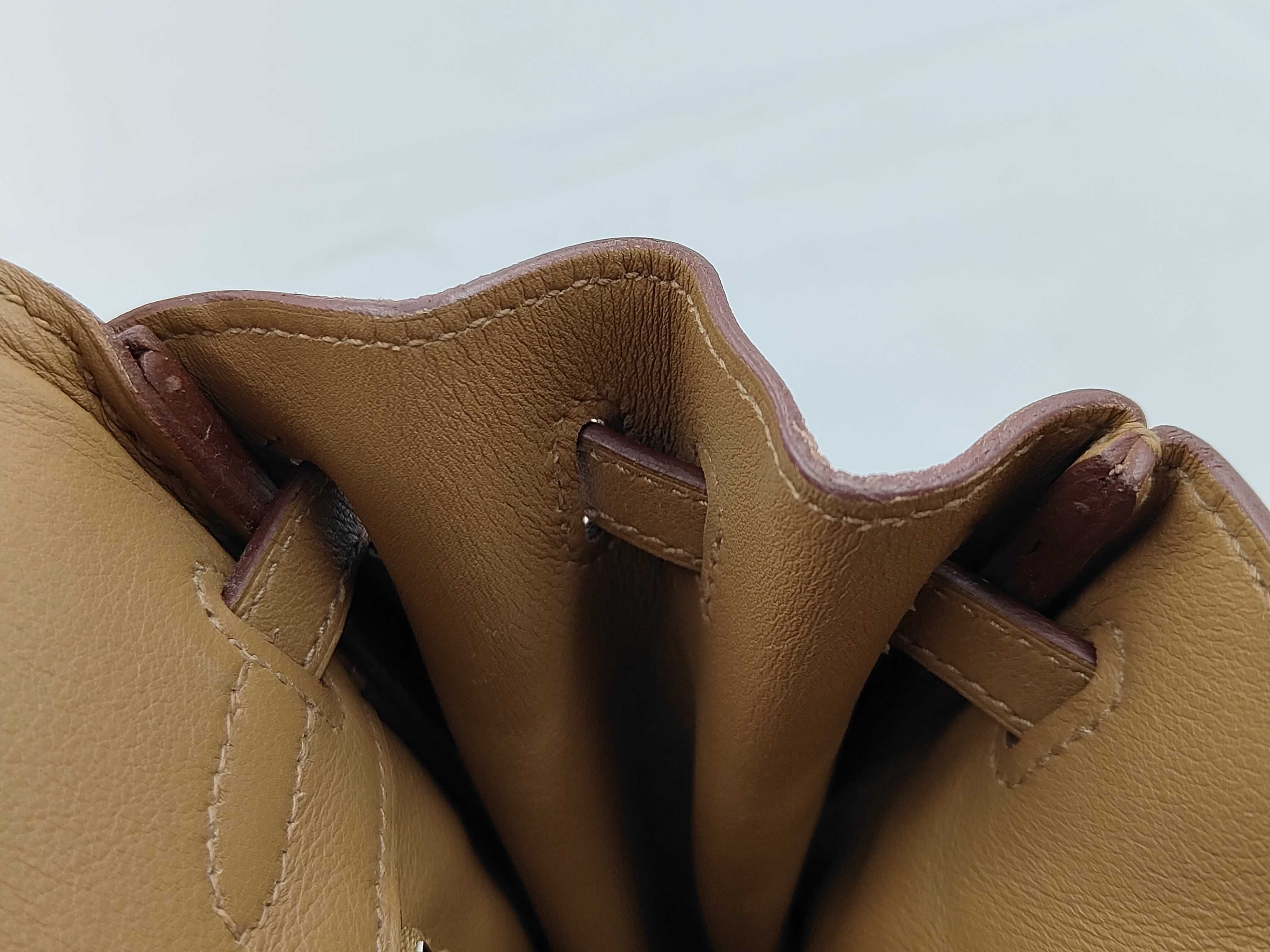 Birkin 25 handbag with silver hardware — view 8