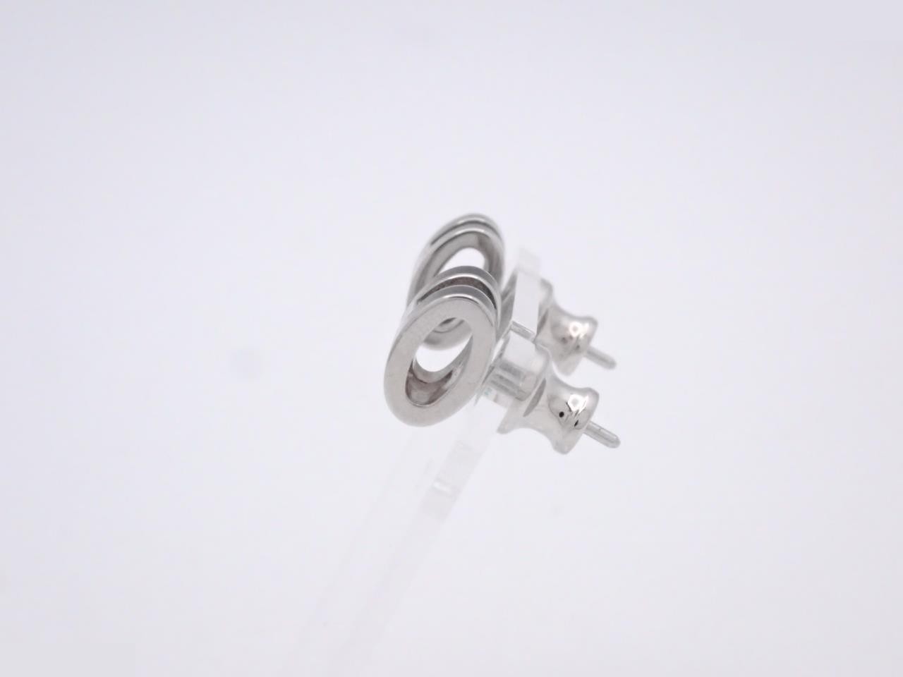 Mini Pop H Earrings, Noir — view 3