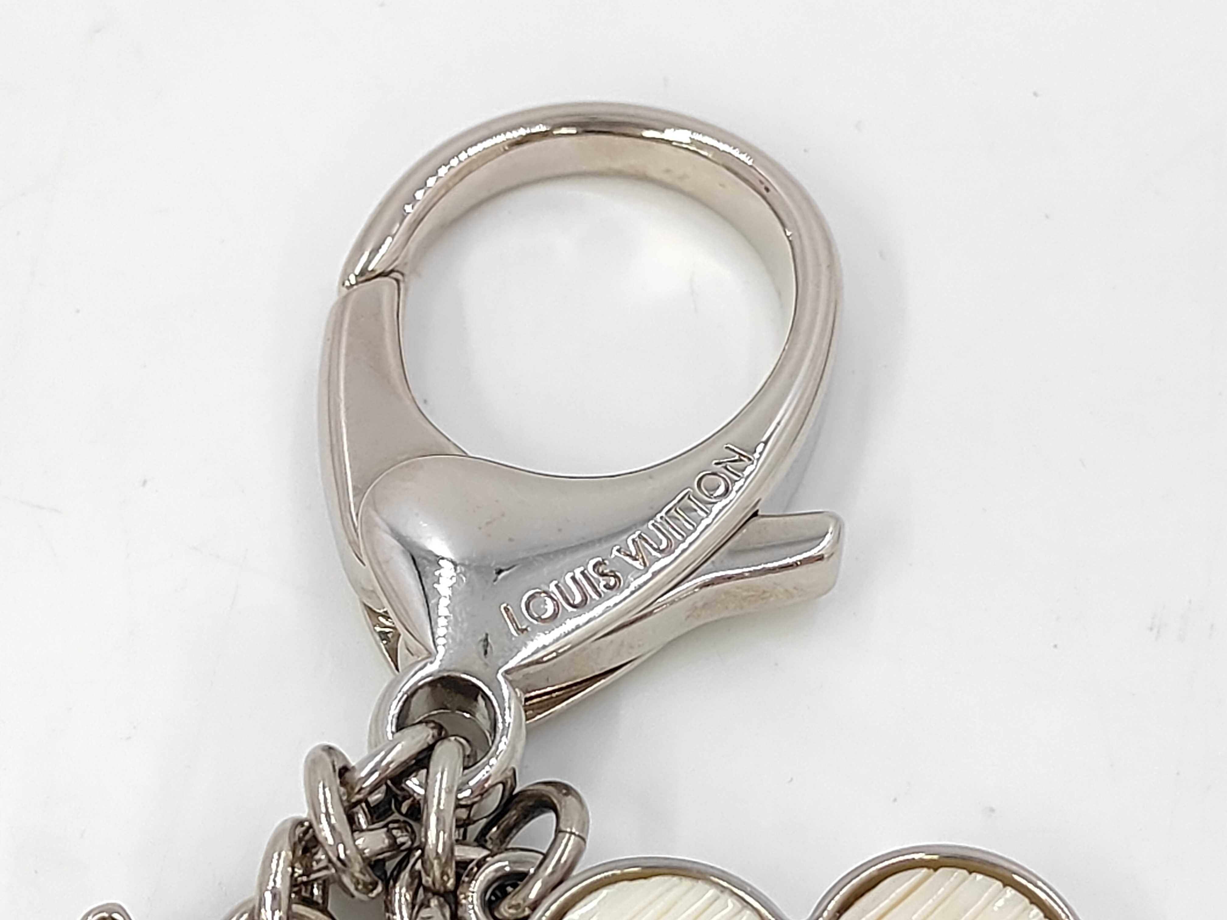 Bijou Sac Fleur de Epi Charm, Ivoire x Silver, M65085/DP0142 — view 2