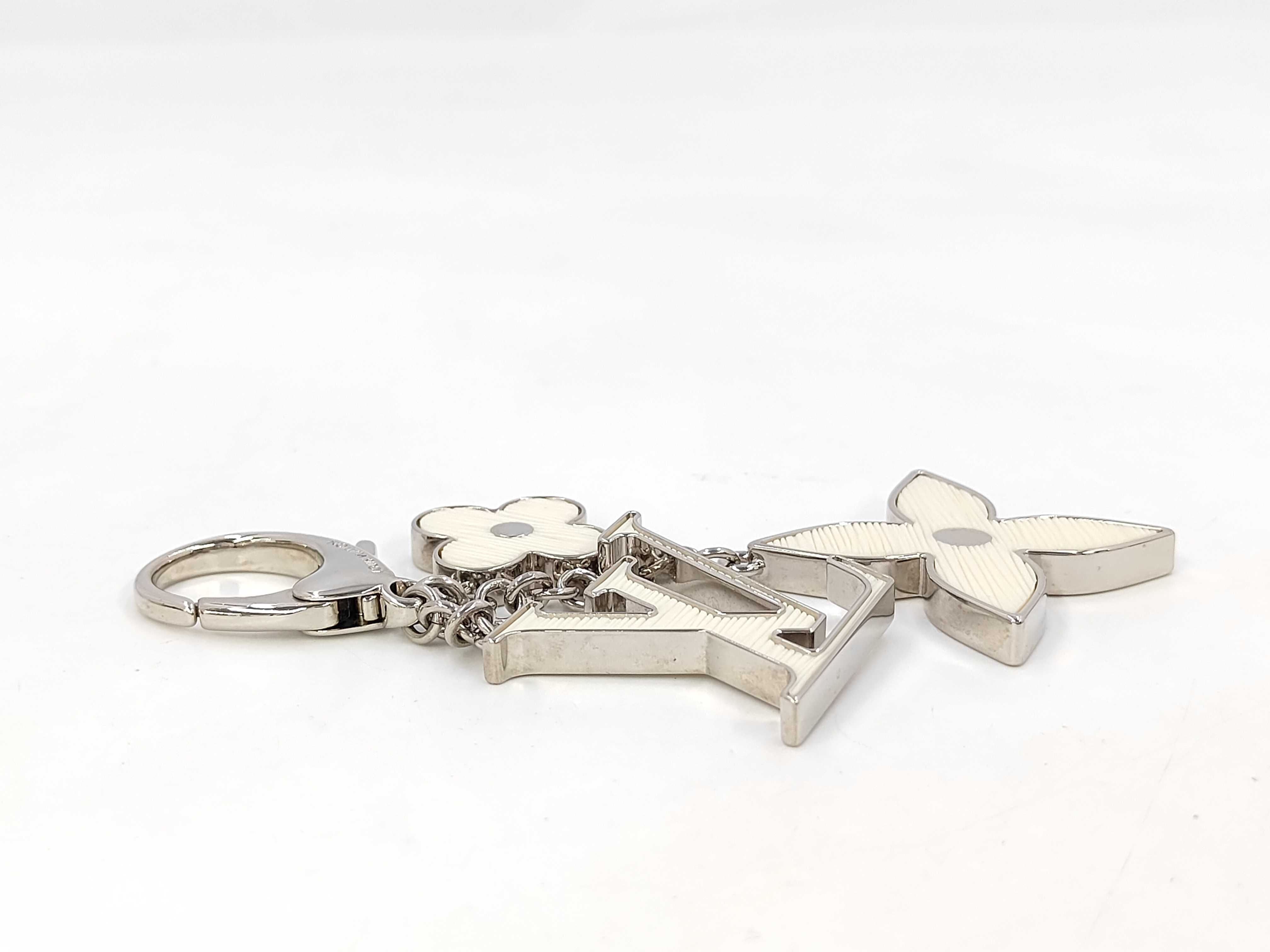 Bijou Sac Fleur de Epi Charm, Ivoire x Silver, M65085/DP0142 — view 5