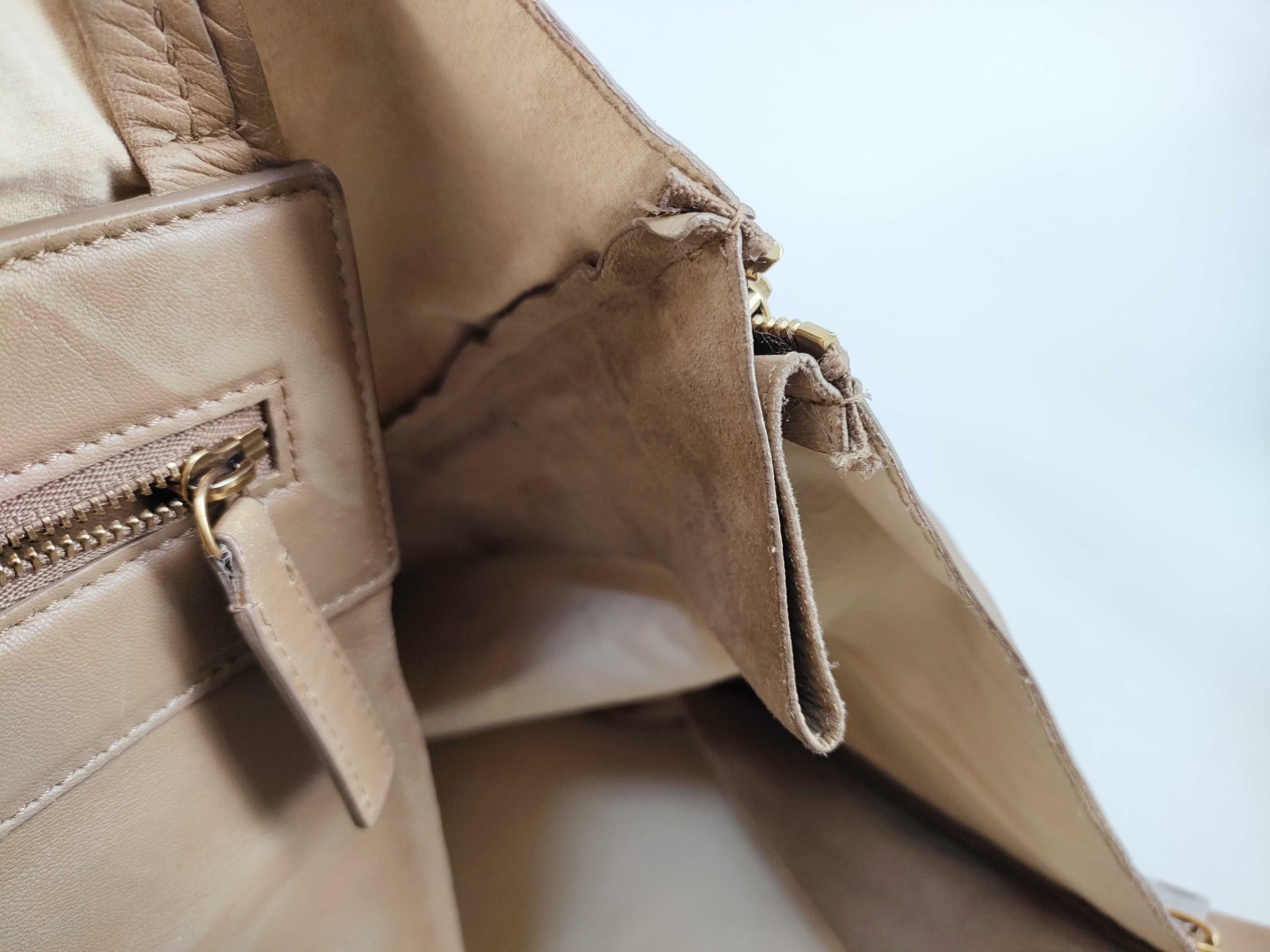 Horizontal Cabas Tote Bag with Side Zip — view 11