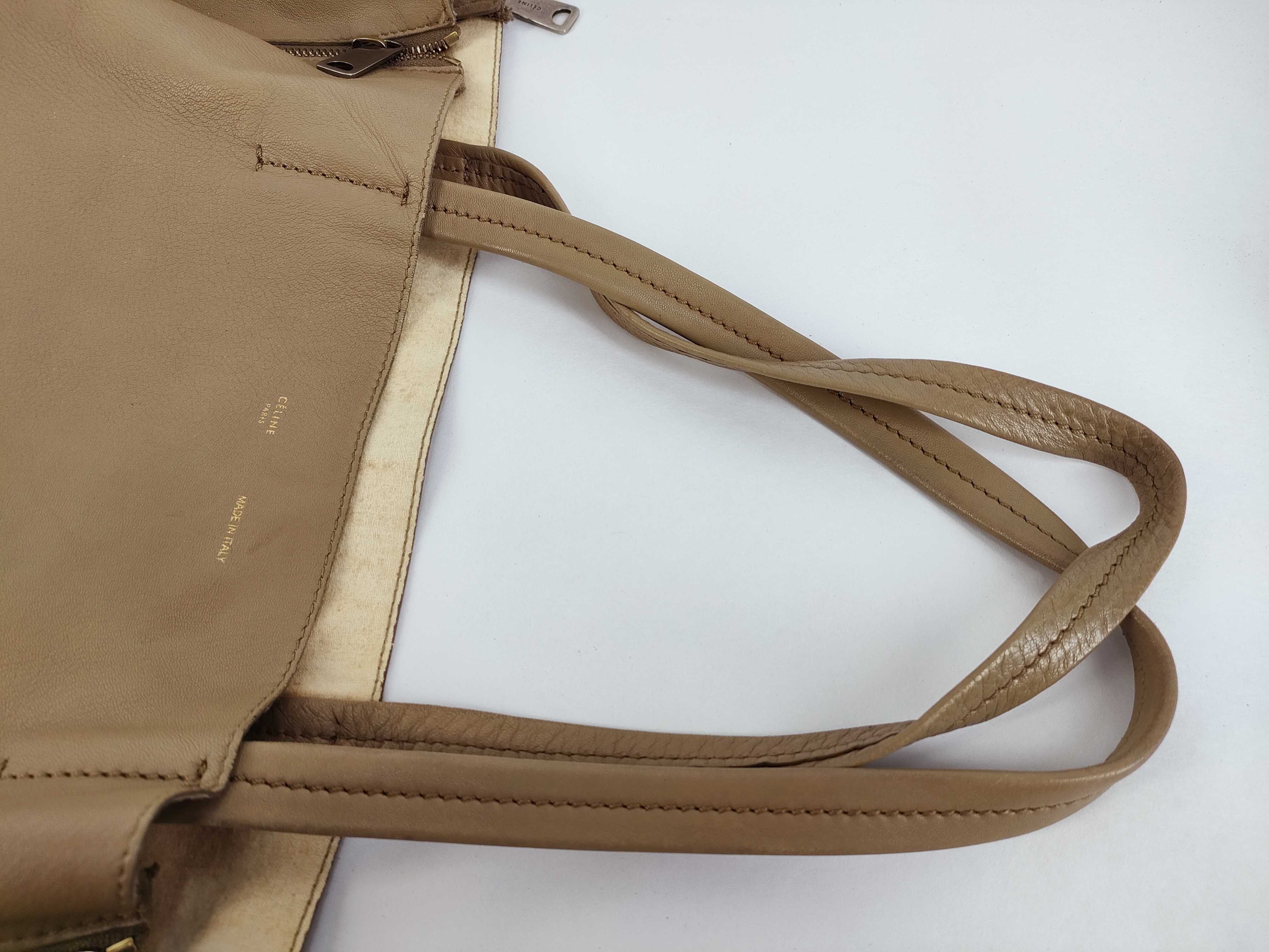 Horizontal Cabas Tote Bag with Side Zip — view 3
