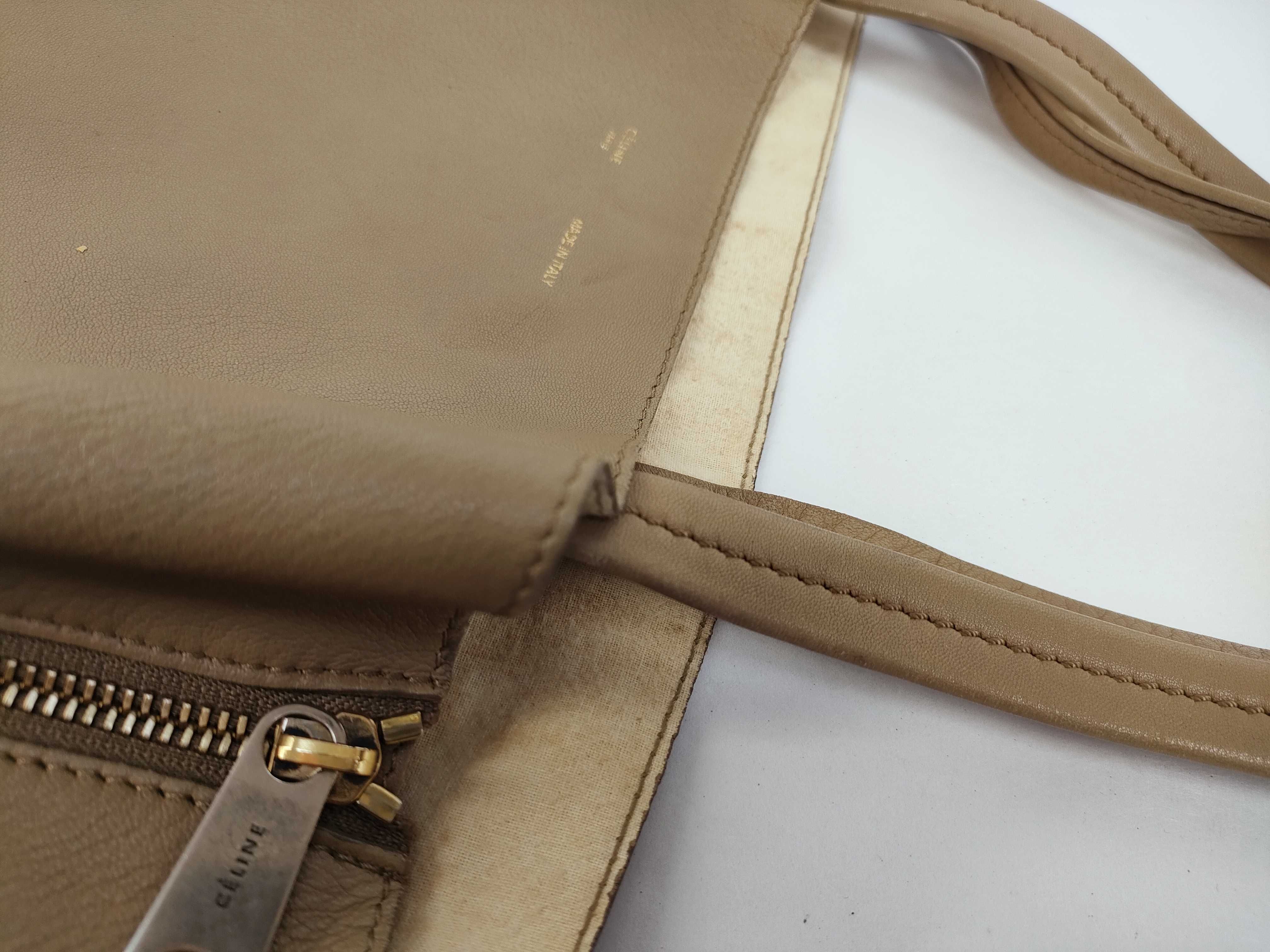 Horizontal Cabas Tote Bag with Side Zip — view 5