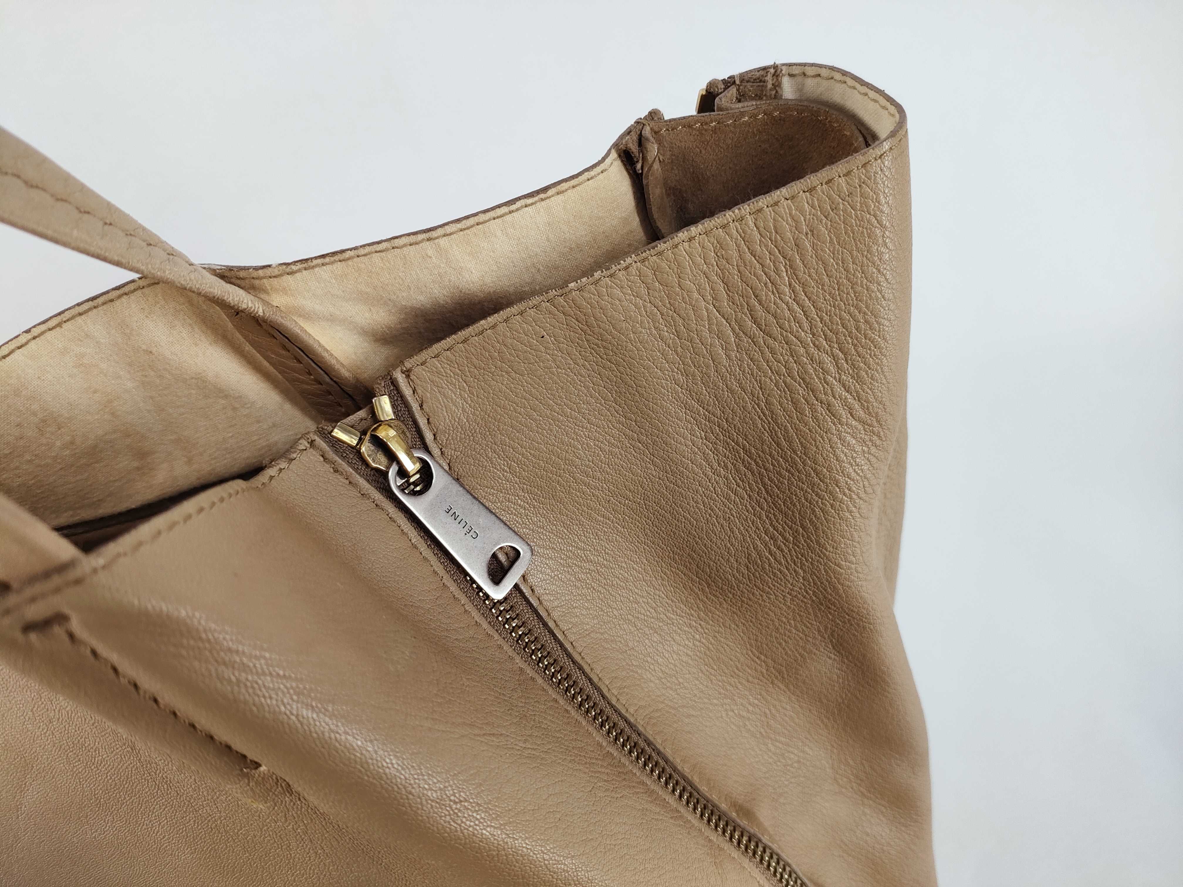 Horizontal Cabas Tote Bag with Side Zip — view 8