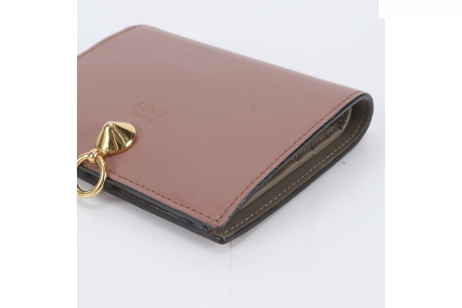 8M0387 Leather Bi-fold Wallet Compact Wallet — view 3