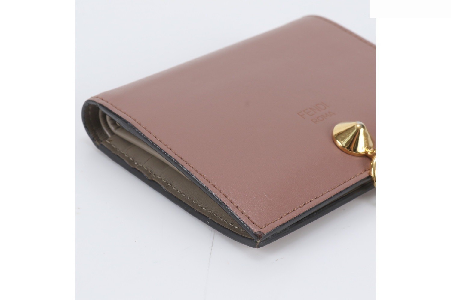 8M0387 Leather Bi-fold Wallet Compact Wallet — view 5
