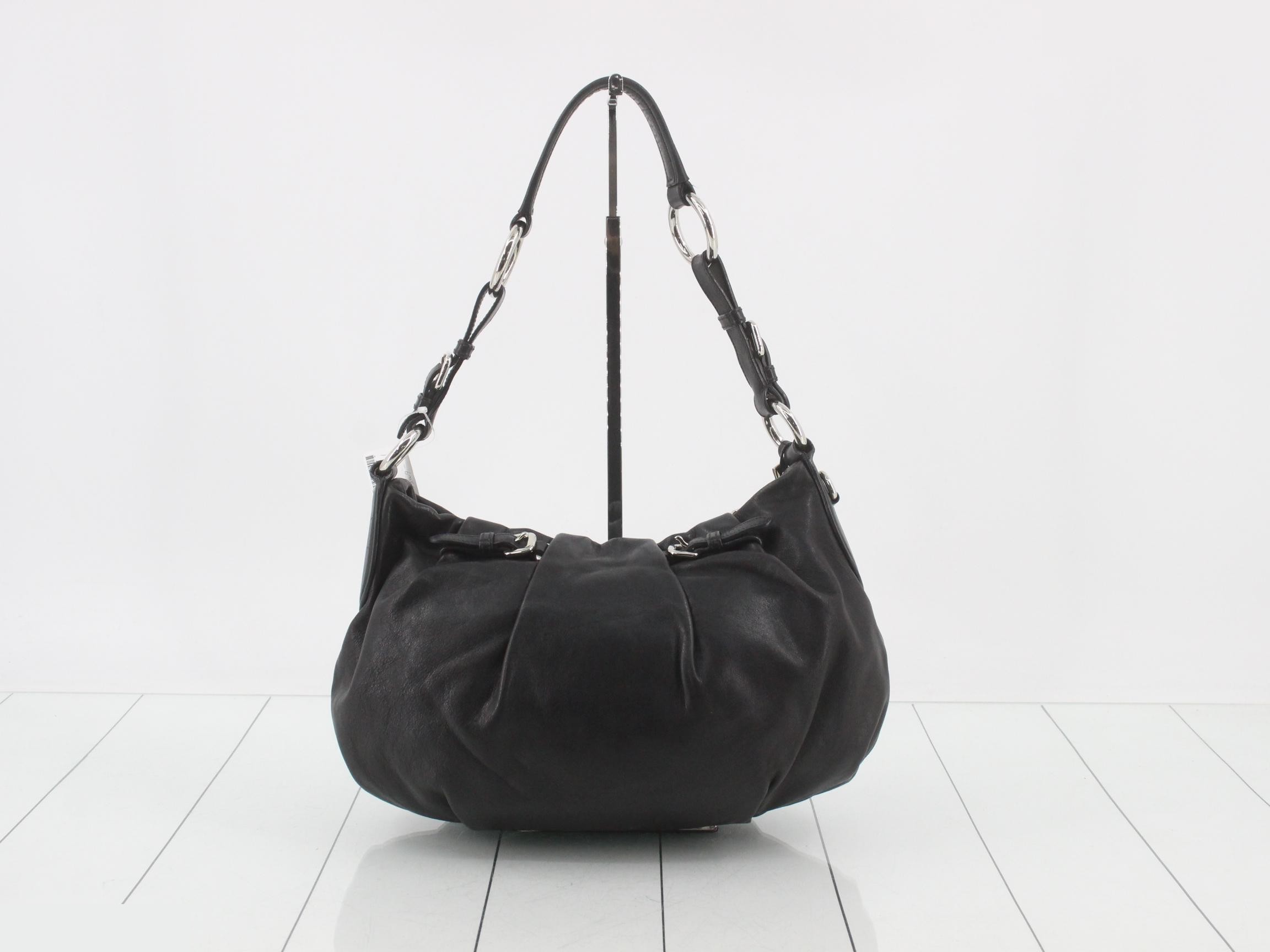 Nappa Black Shoulder Bag — view 2