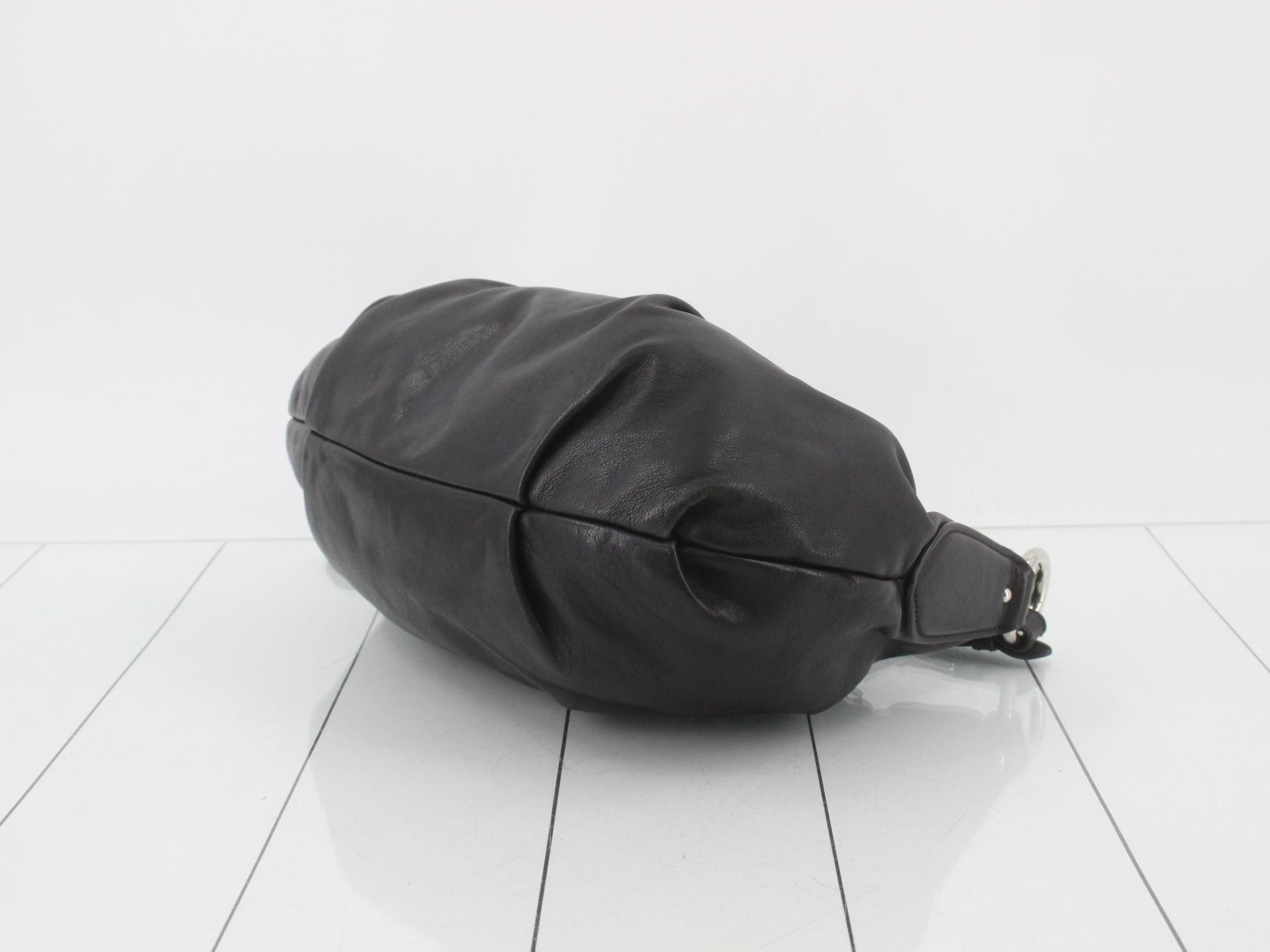 Nappa Black Shoulder Bag — view 6