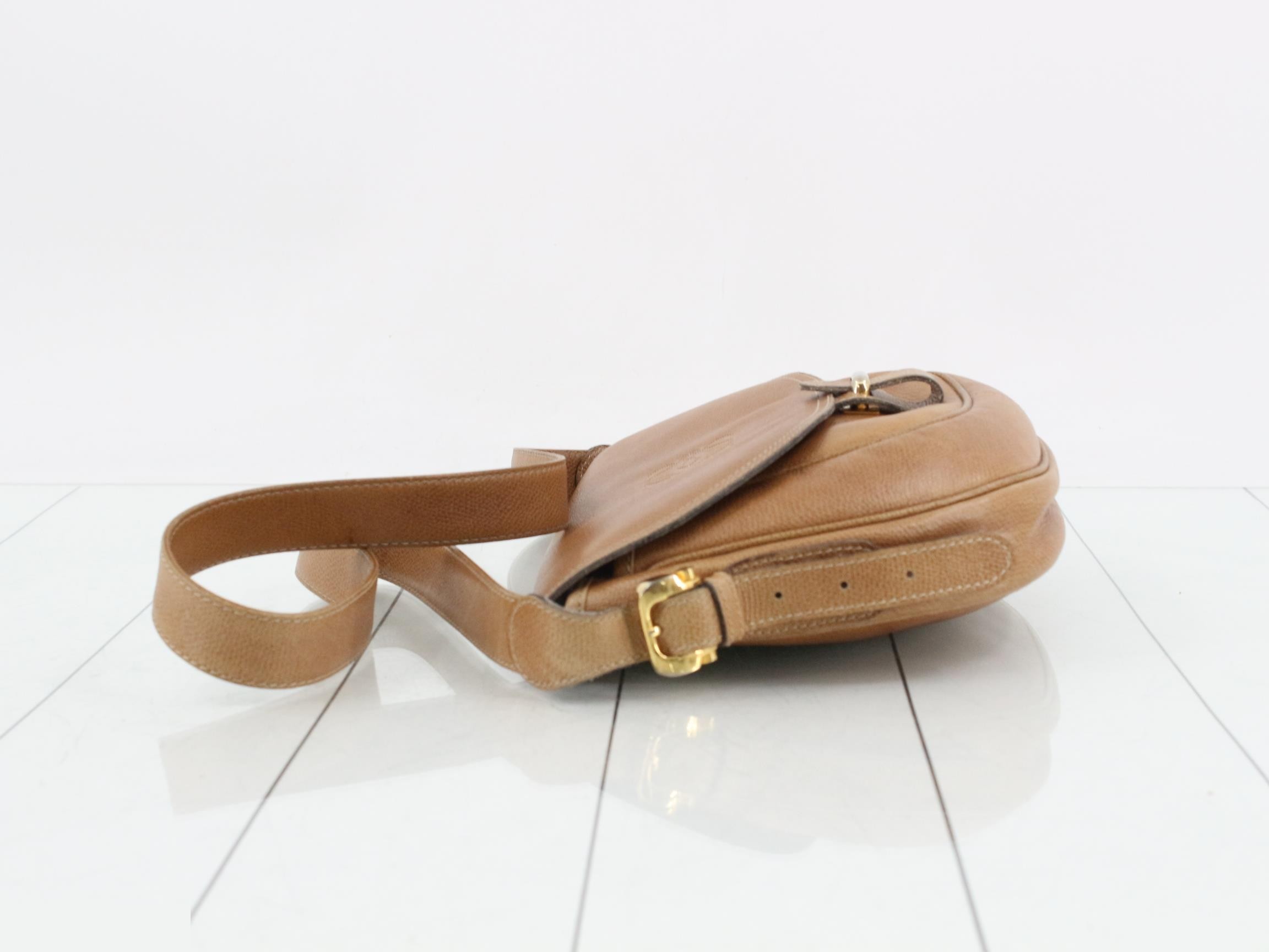 Anagram Leather Shoulder Bag — view 4