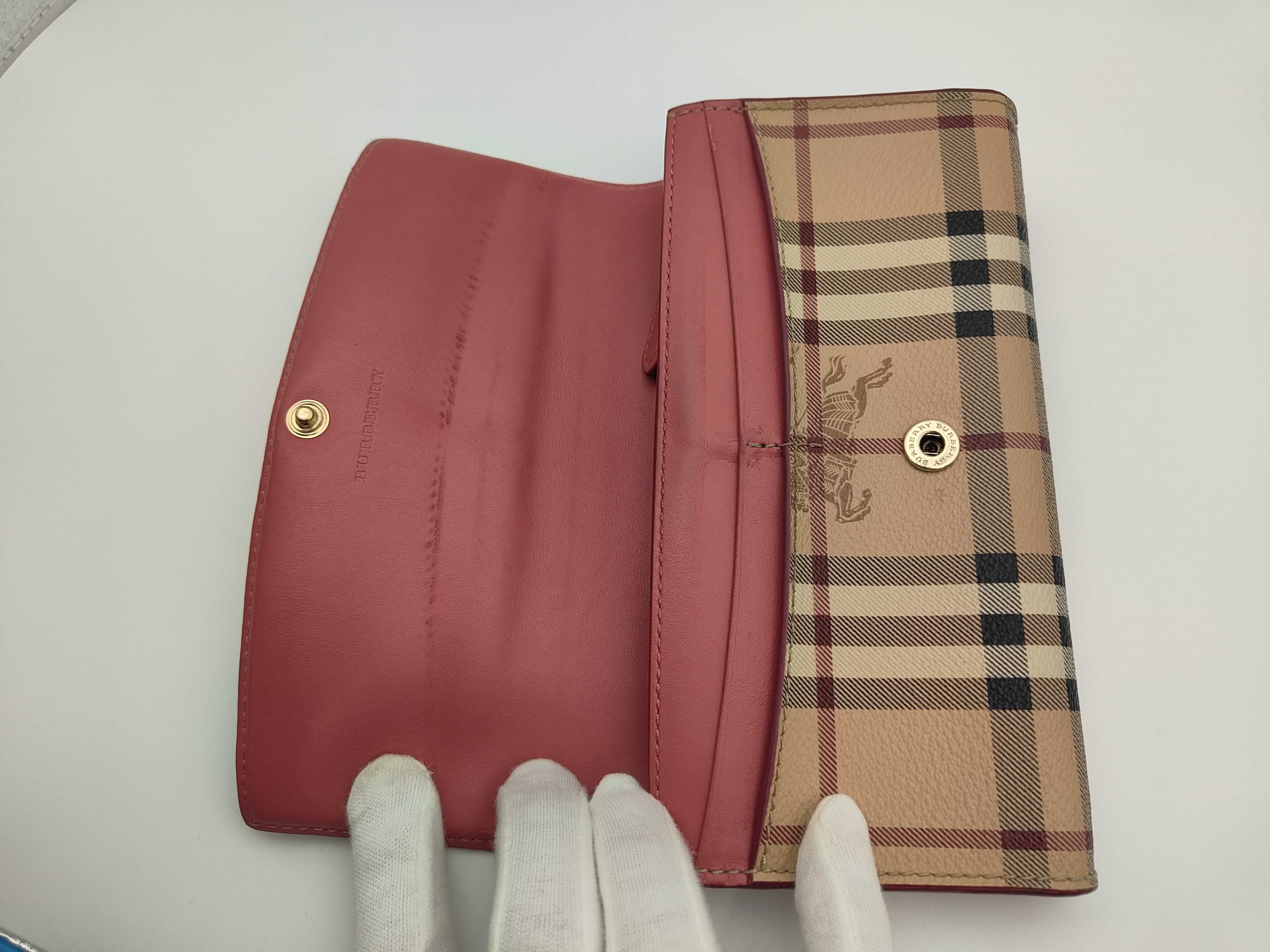Long Wallet Nova Check Horse Logo Wallet — view 4