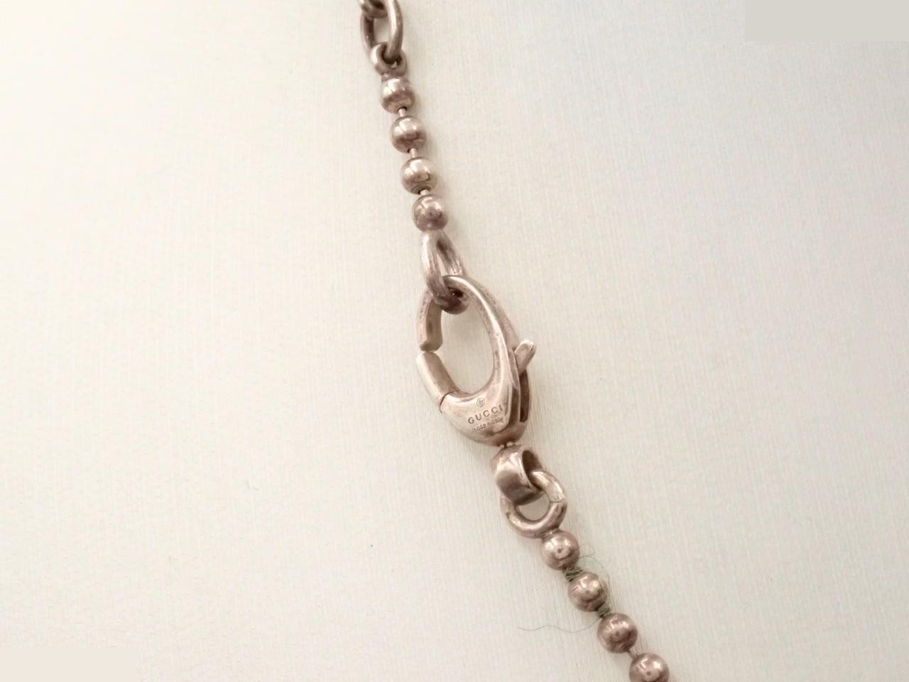 Interlocking Heart Necklace, Accessory, 925 Sterling Silver, 15.2g — view 2