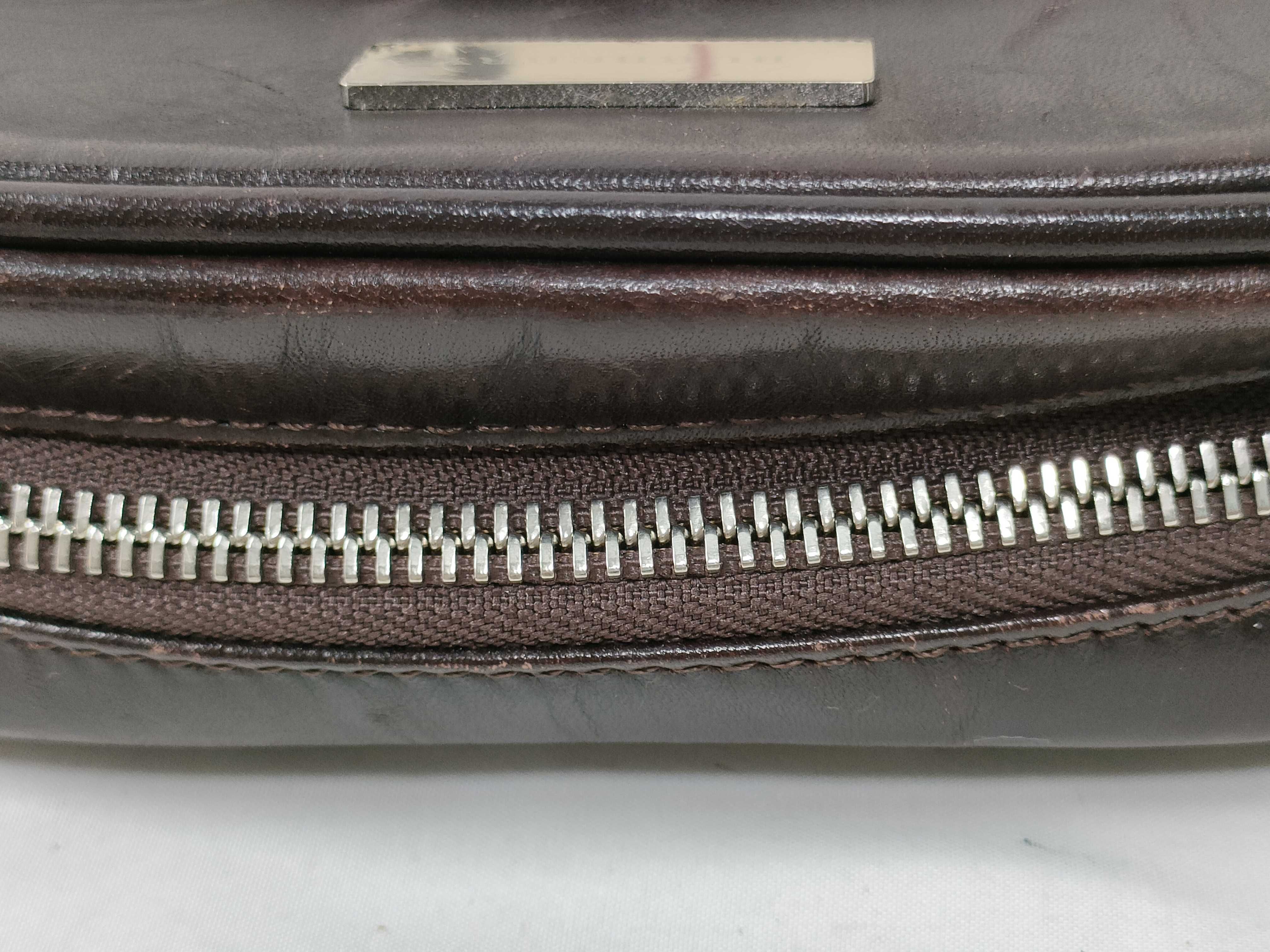 Nova Check Canvas Leather Shoulder Bag — view 9