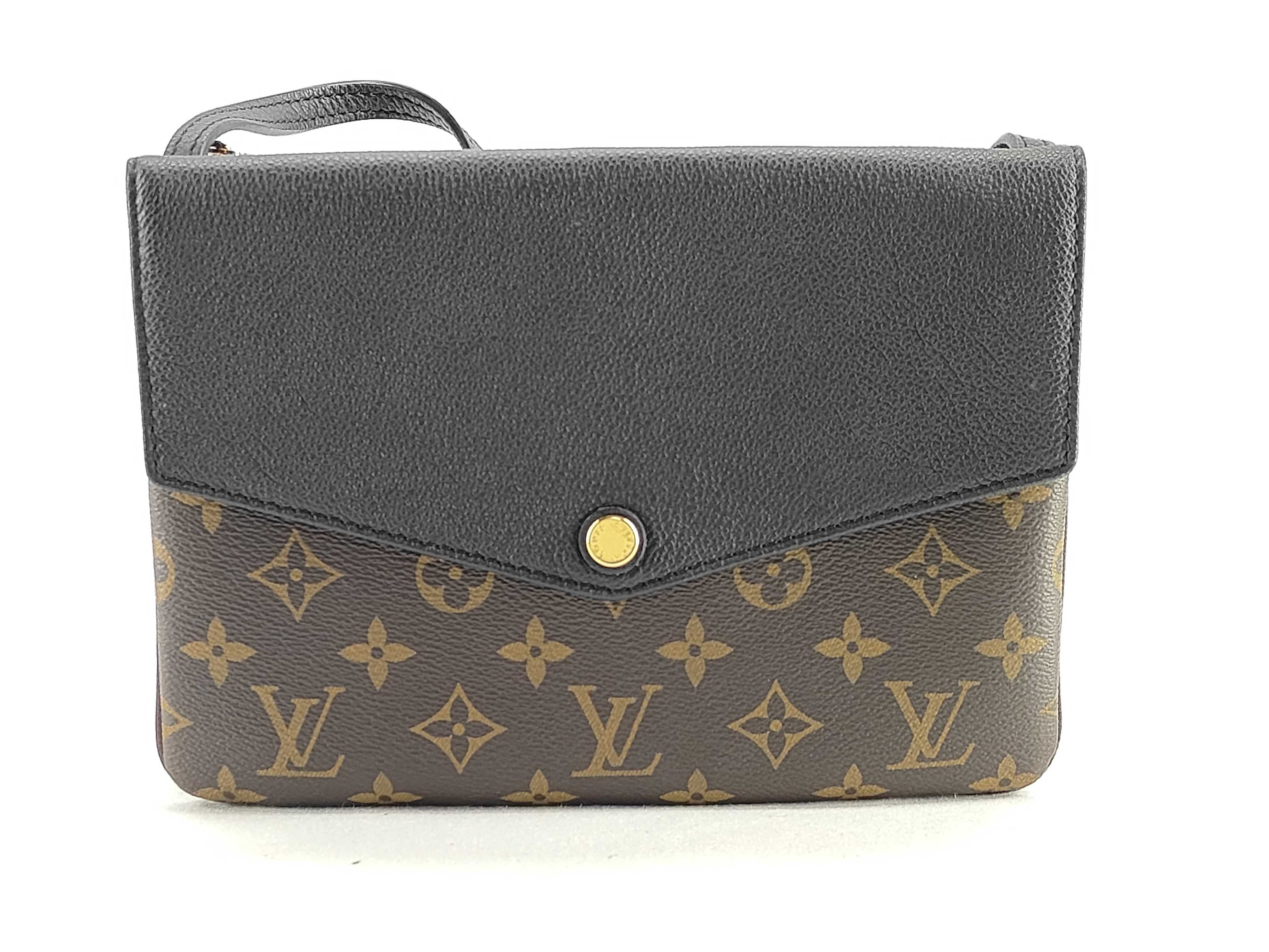 Monogram Twice M50185 FL0136 Brown Shoulder Bag