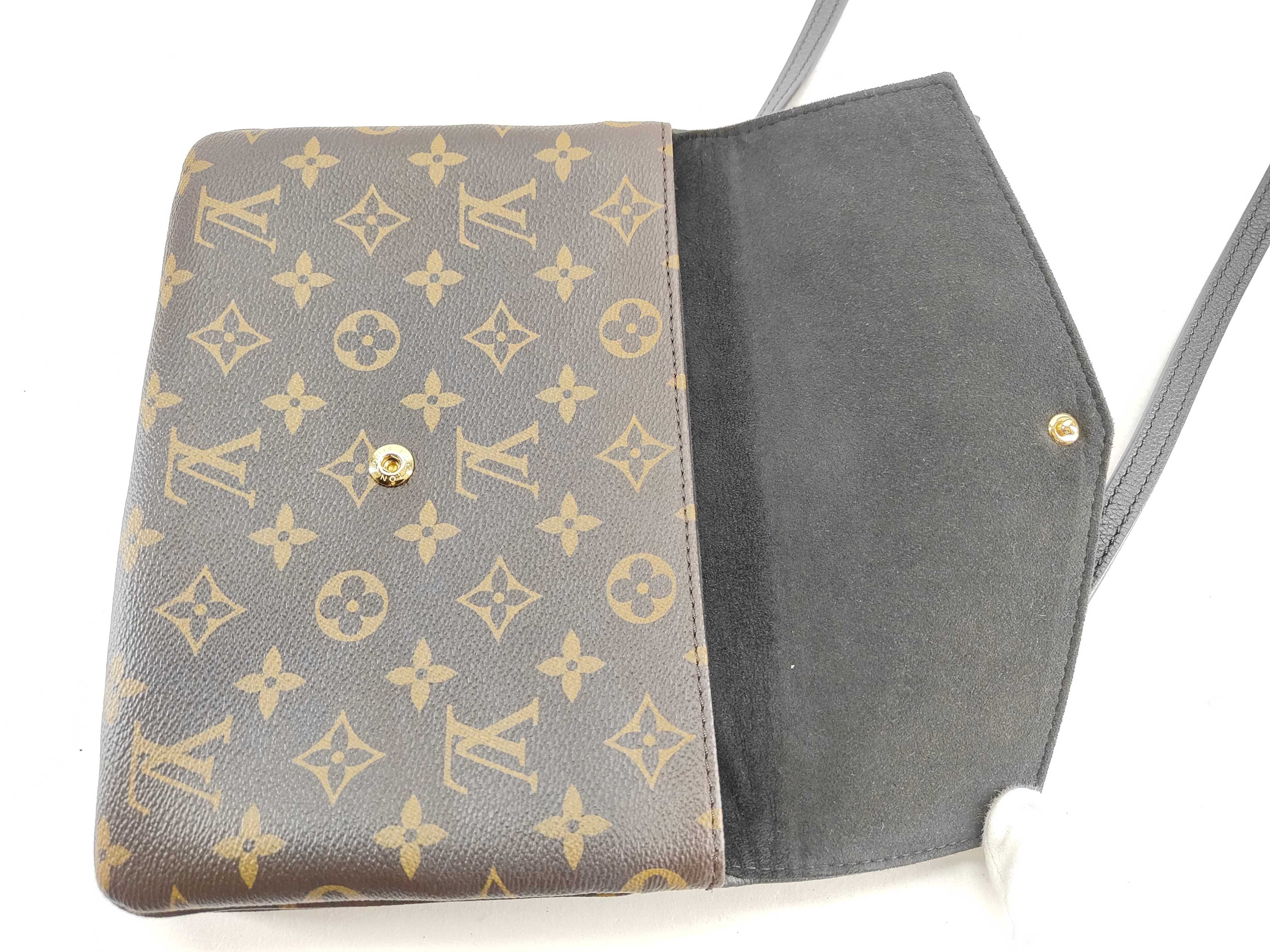 Monogram Twice M50185 FL0136 Brown Shoulder Bag — view 12
