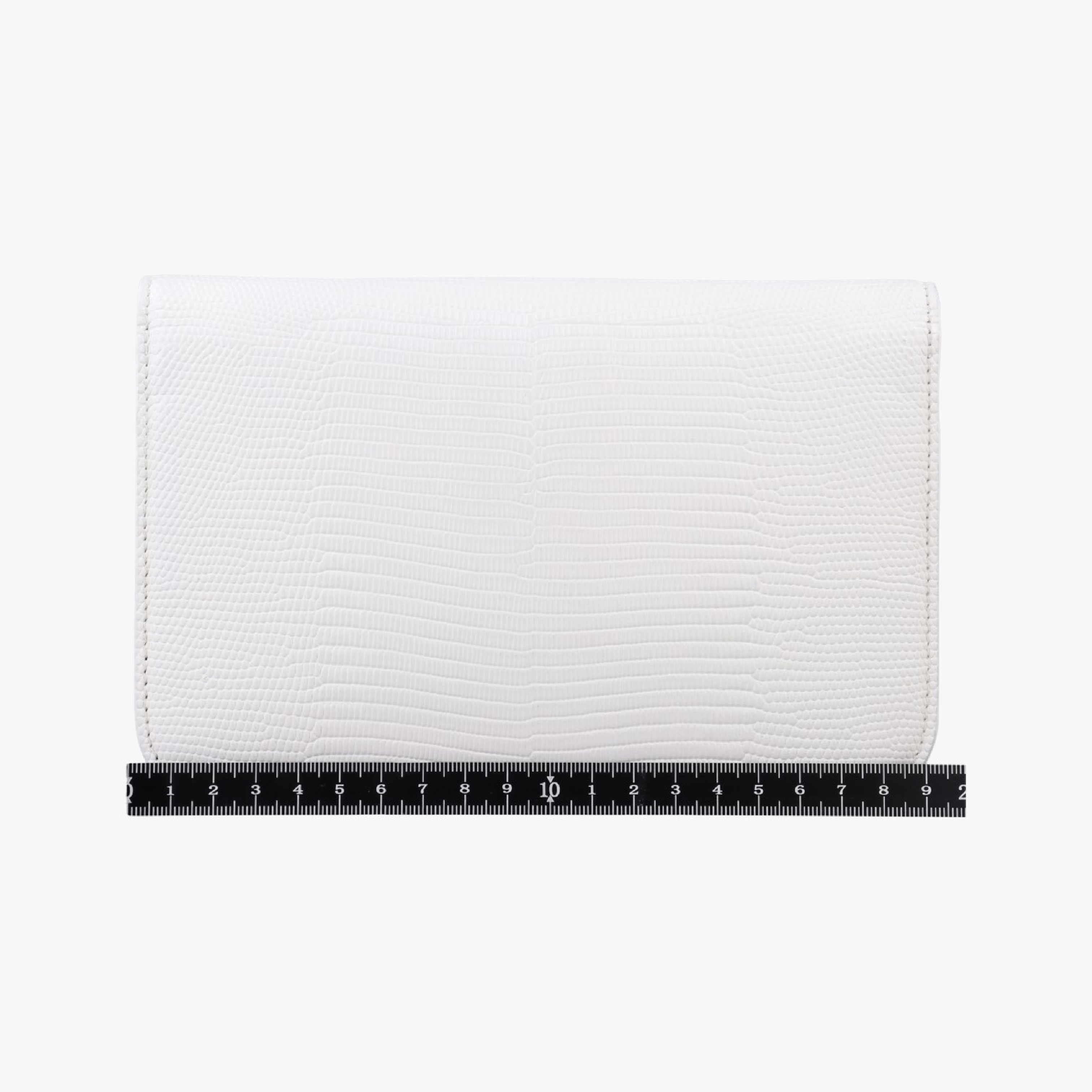B. logo white leather shoulder bag 593615.9000.U.568148 — view 2