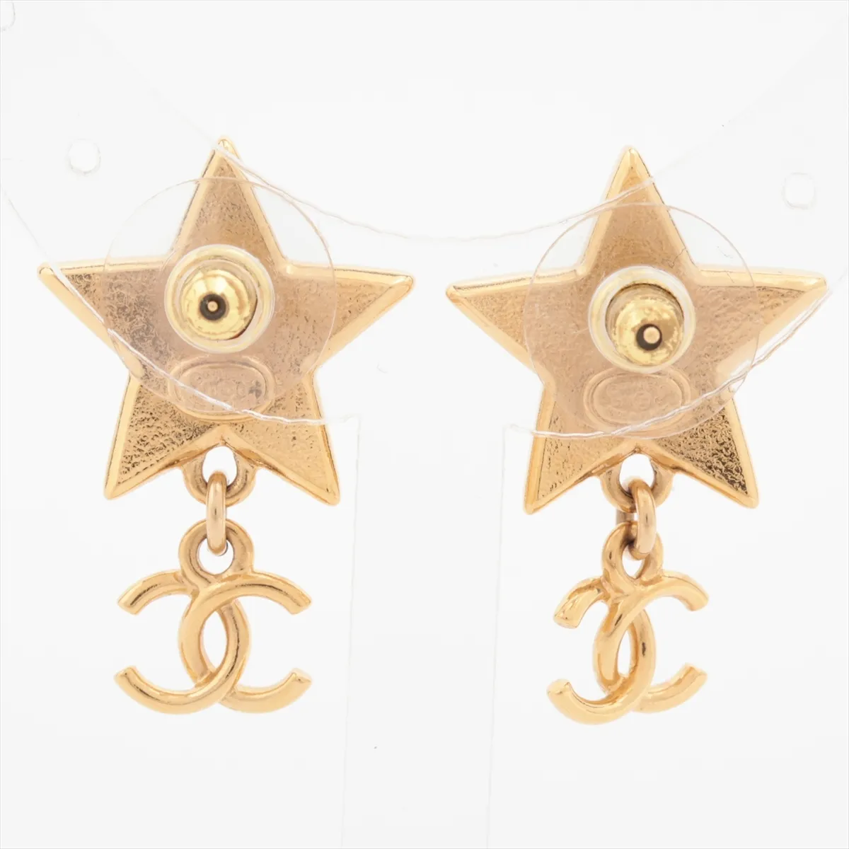 Cocomark Star C24C Earrings (for both ears) GP Black x Gold — view 2