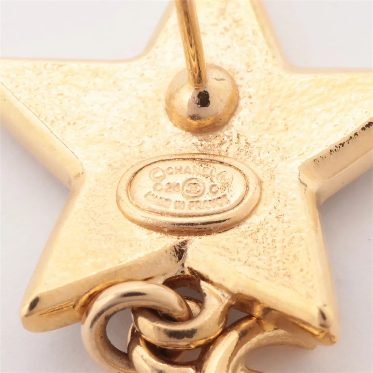 Cocomark Star C24C Earrings (for both ears) GP Black x Gold — view 5