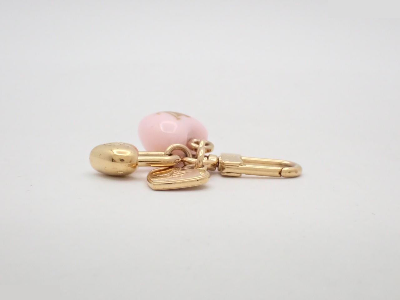 LV Micro Charm LV Heart — view 3