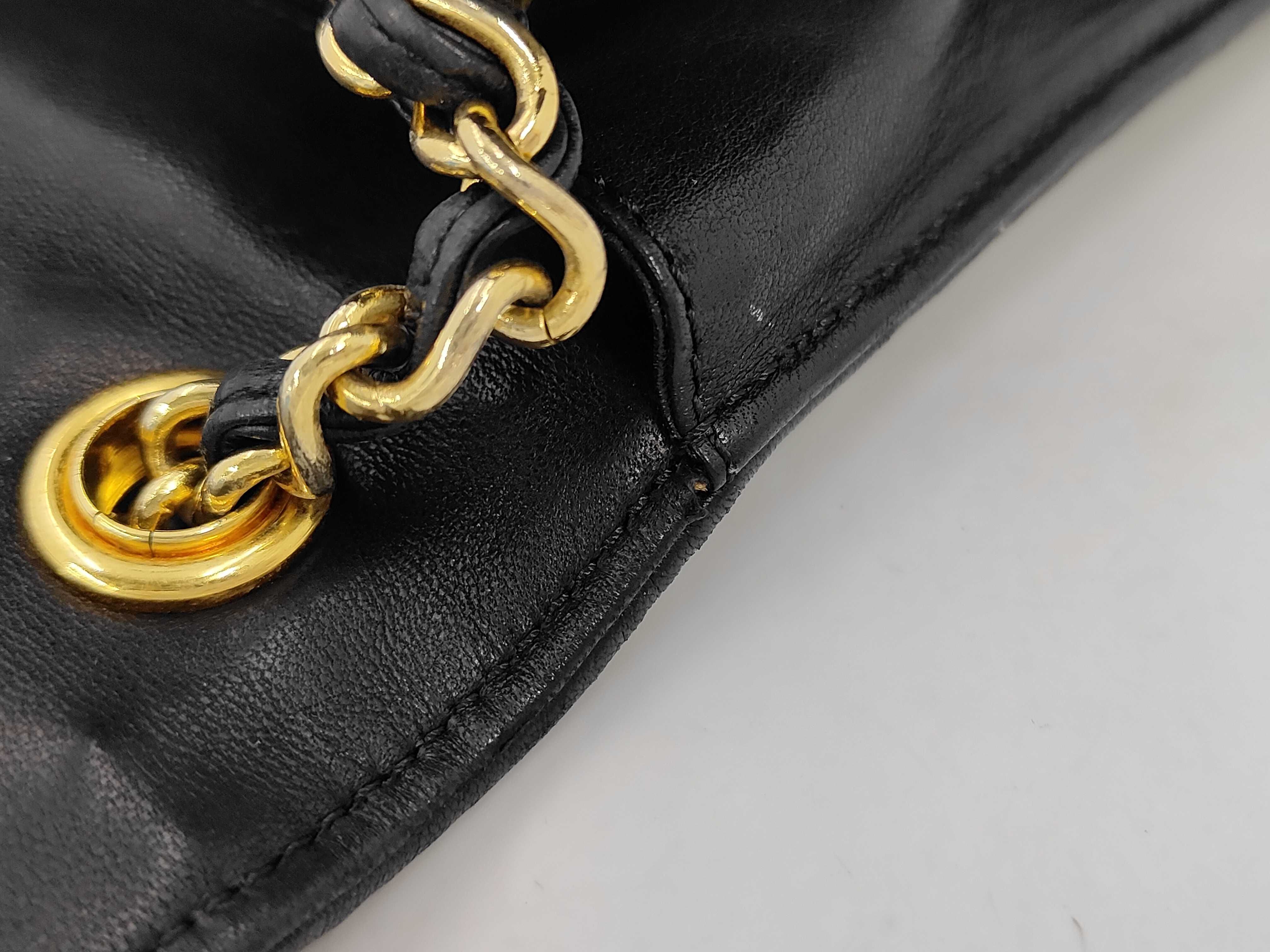 Coco Mark Lambskin Chain Shoulder Bag, Black, 0405381 (Shoulder Bag) — view 11