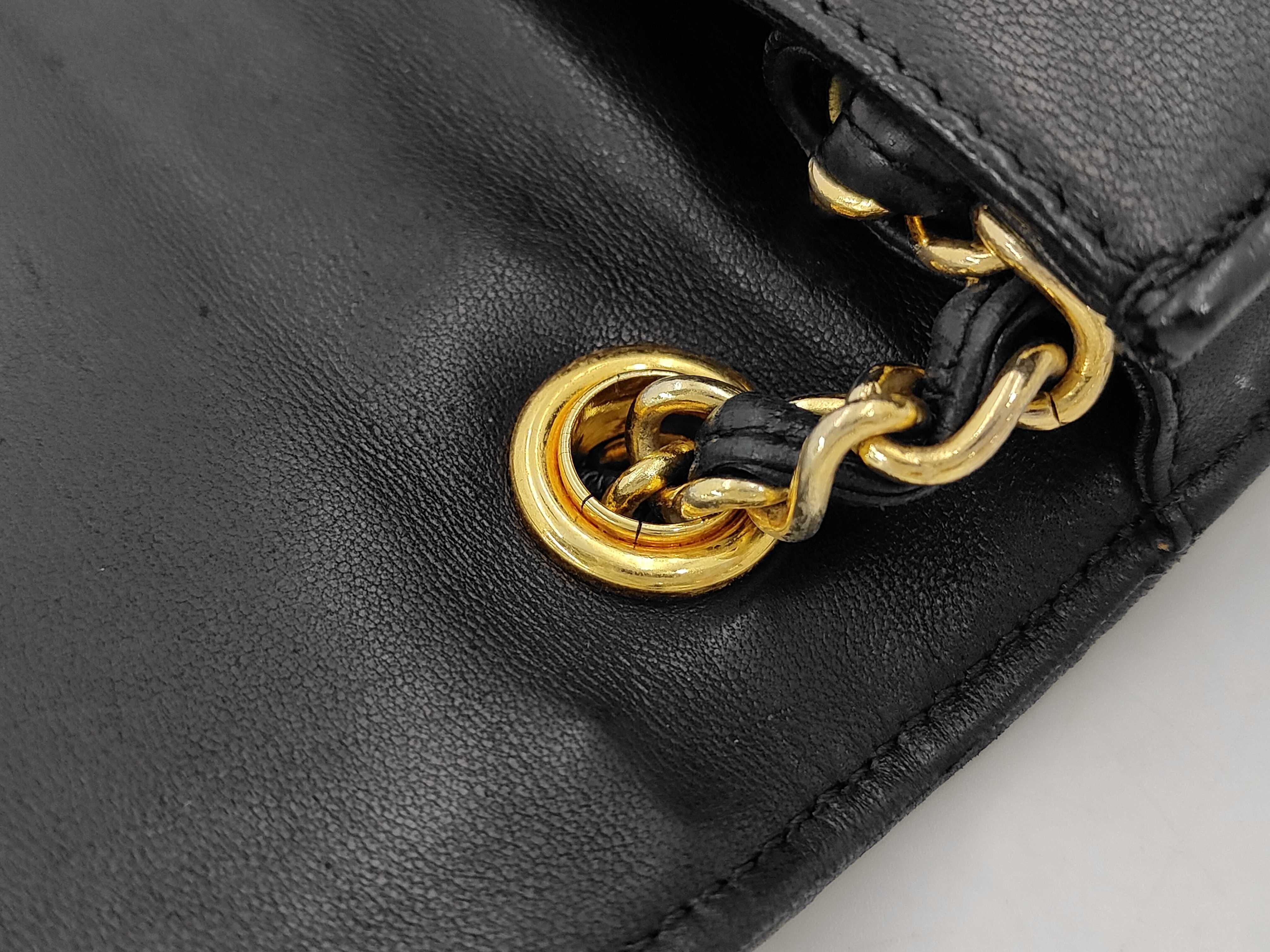 Coco Mark Lambskin Chain Shoulder Bag, Black, 0405381 (Shoulder Bag) — view 12