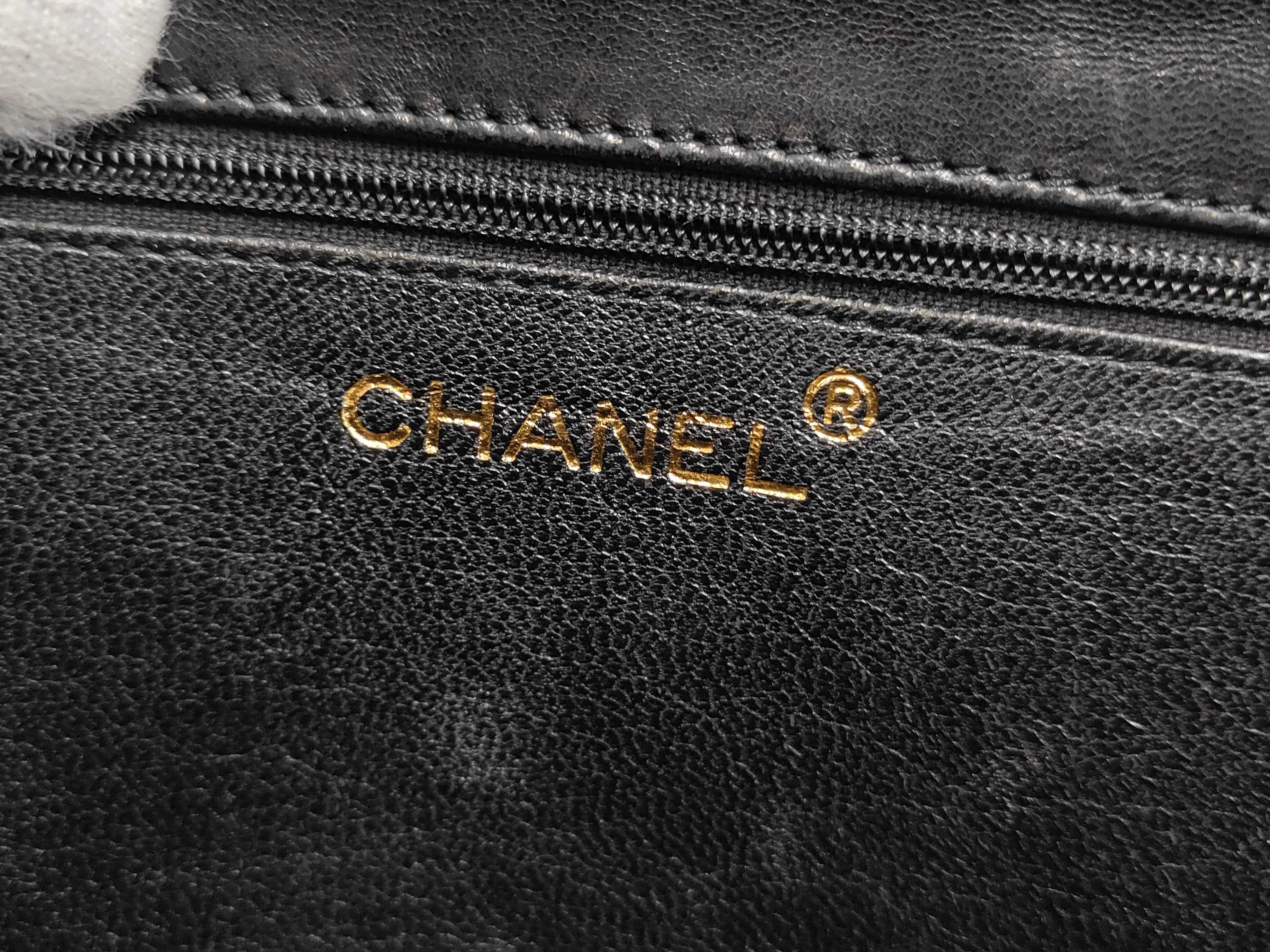 Coco Mark Lambskin Chain Shoulder Bag, Black, 0405381 (Shoulder Bag) — view 13
