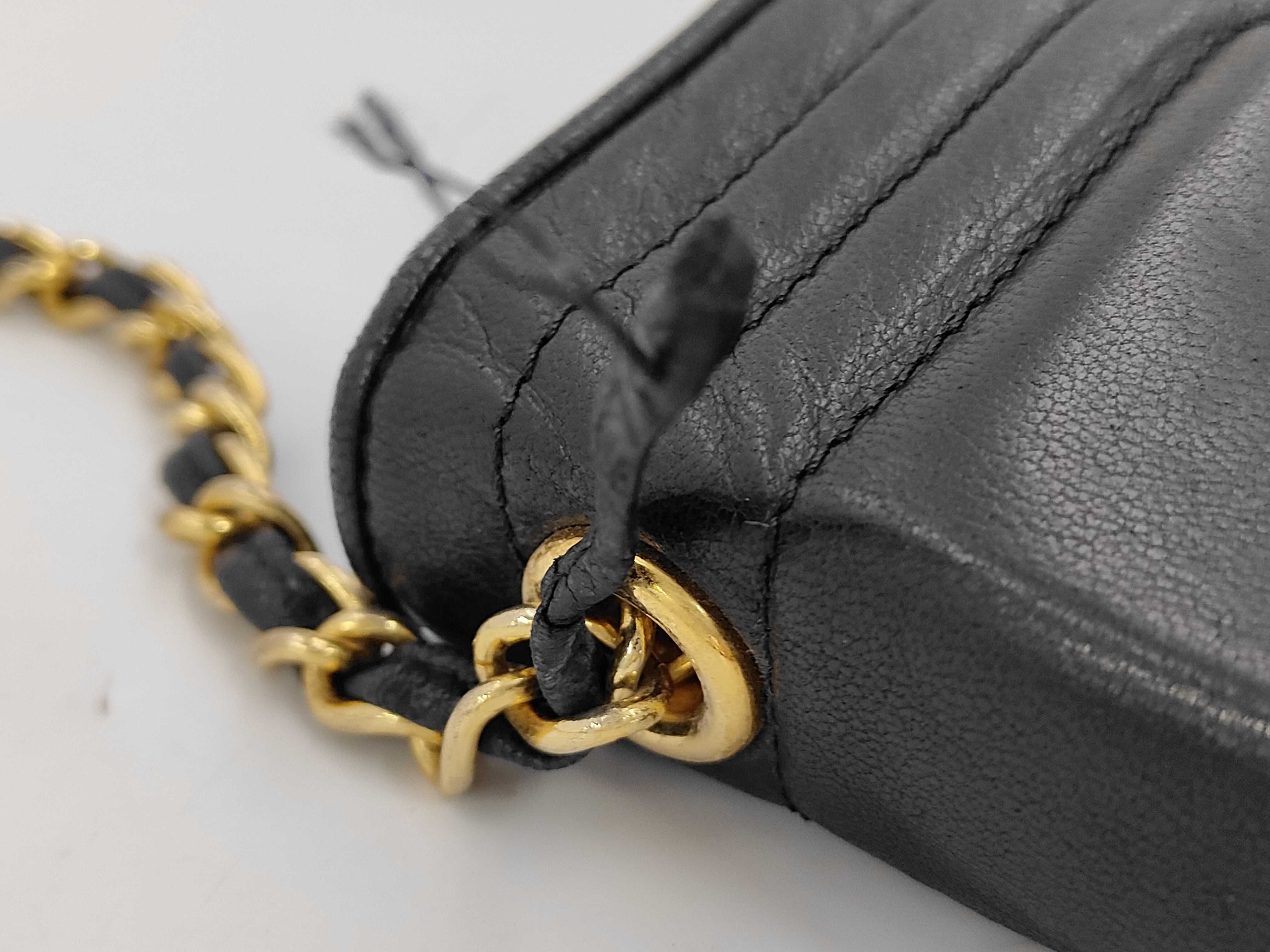 Coco Mark Lambskin Chain Shoulder Bag, Black, 0405381 (Shoulder Bag) — view 6