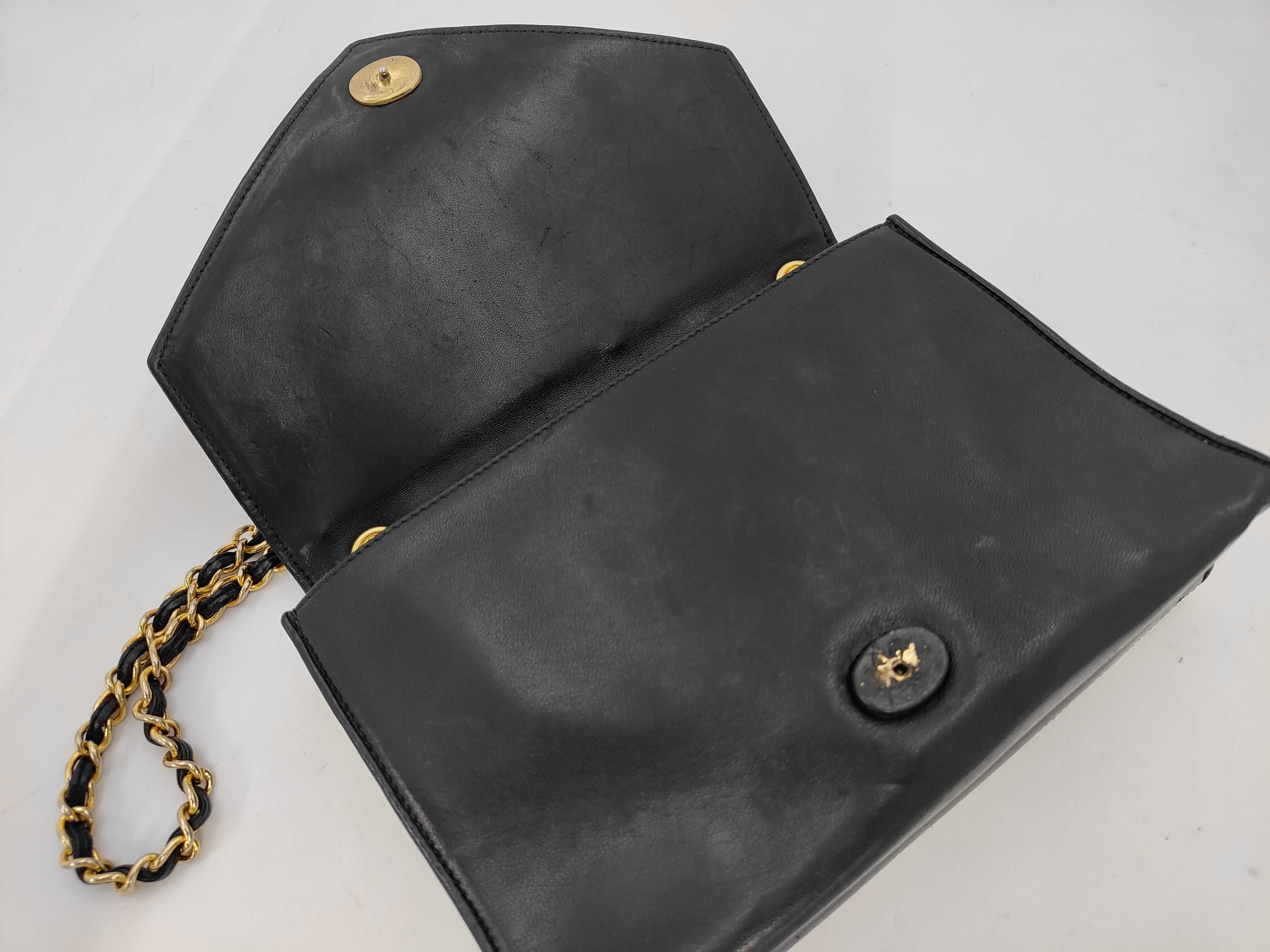 Coco Mark Lambskin Chain Shoulder Bag, Black, 0405381 (Shoulder Bag) — view 10