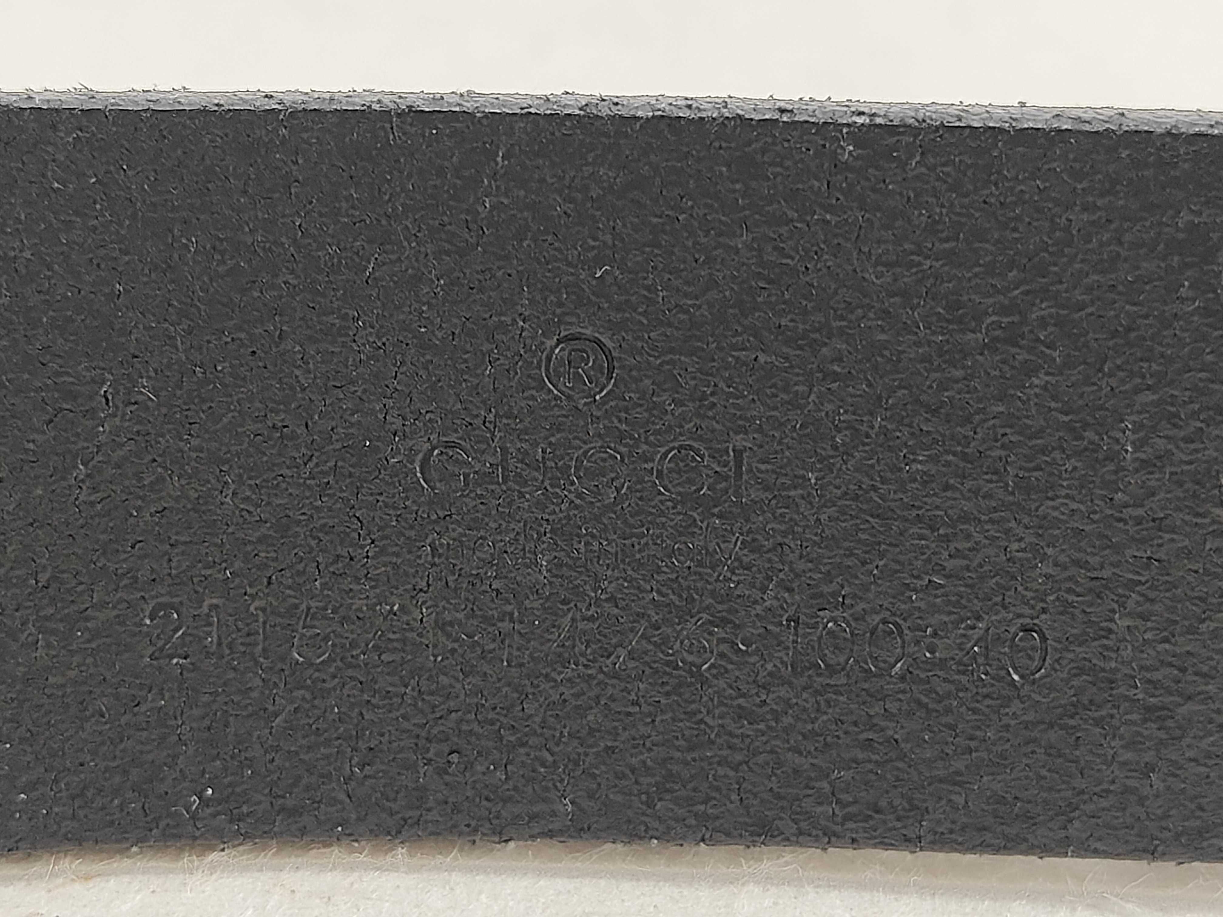 logo buckle leather belt — view 6