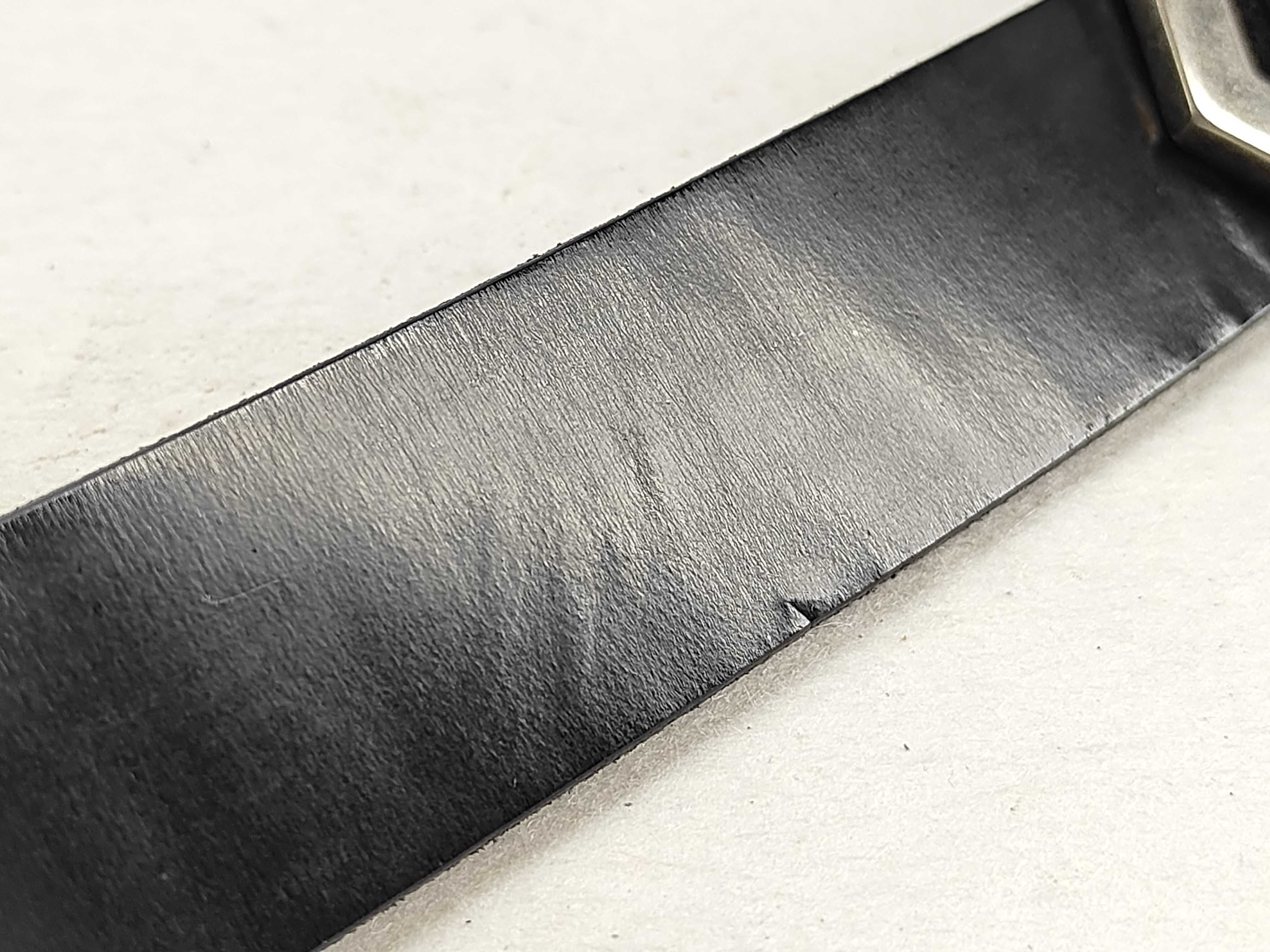 logo buckle leather belt — view 8