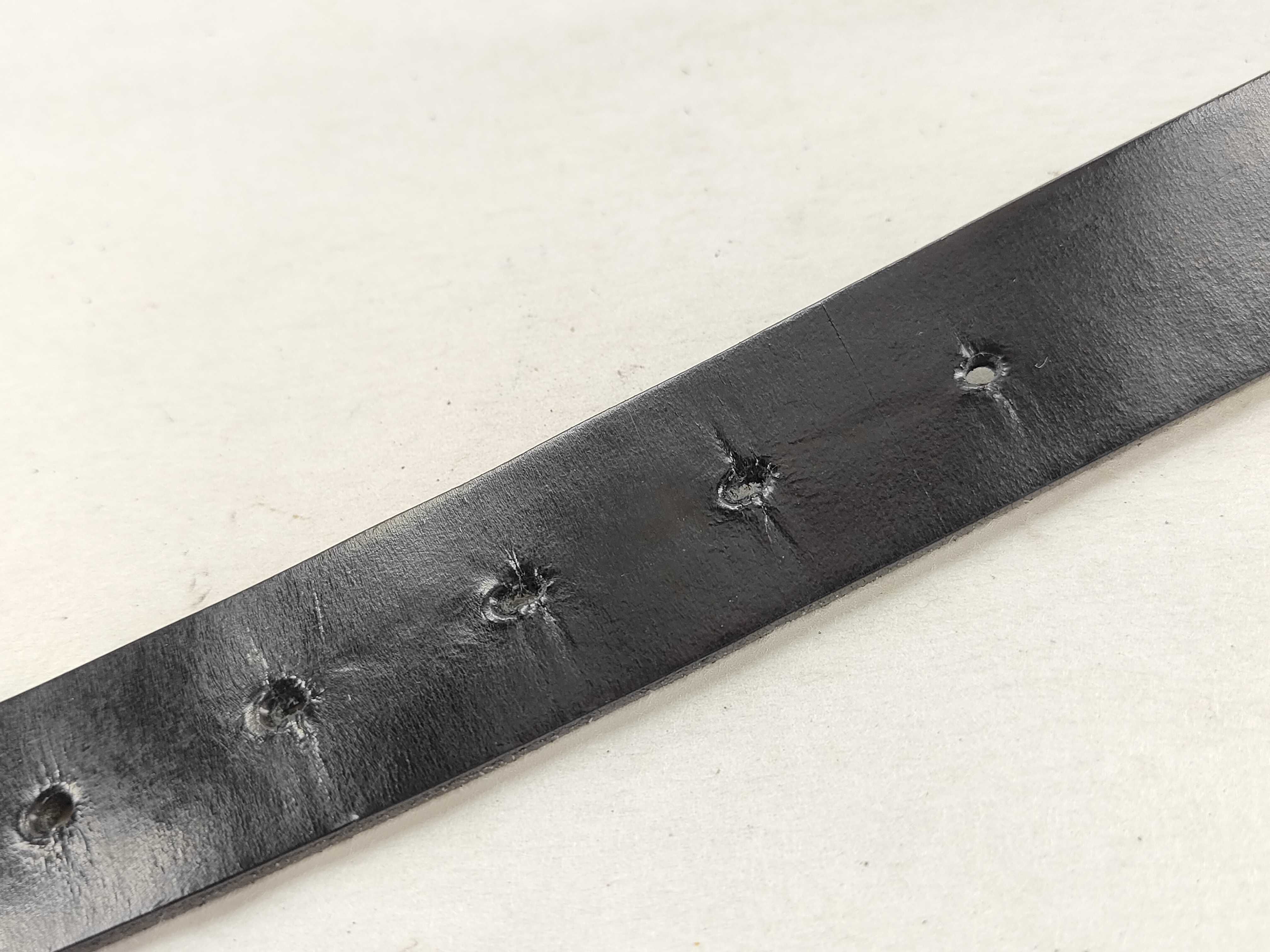 logo buckle leather belt — view 9