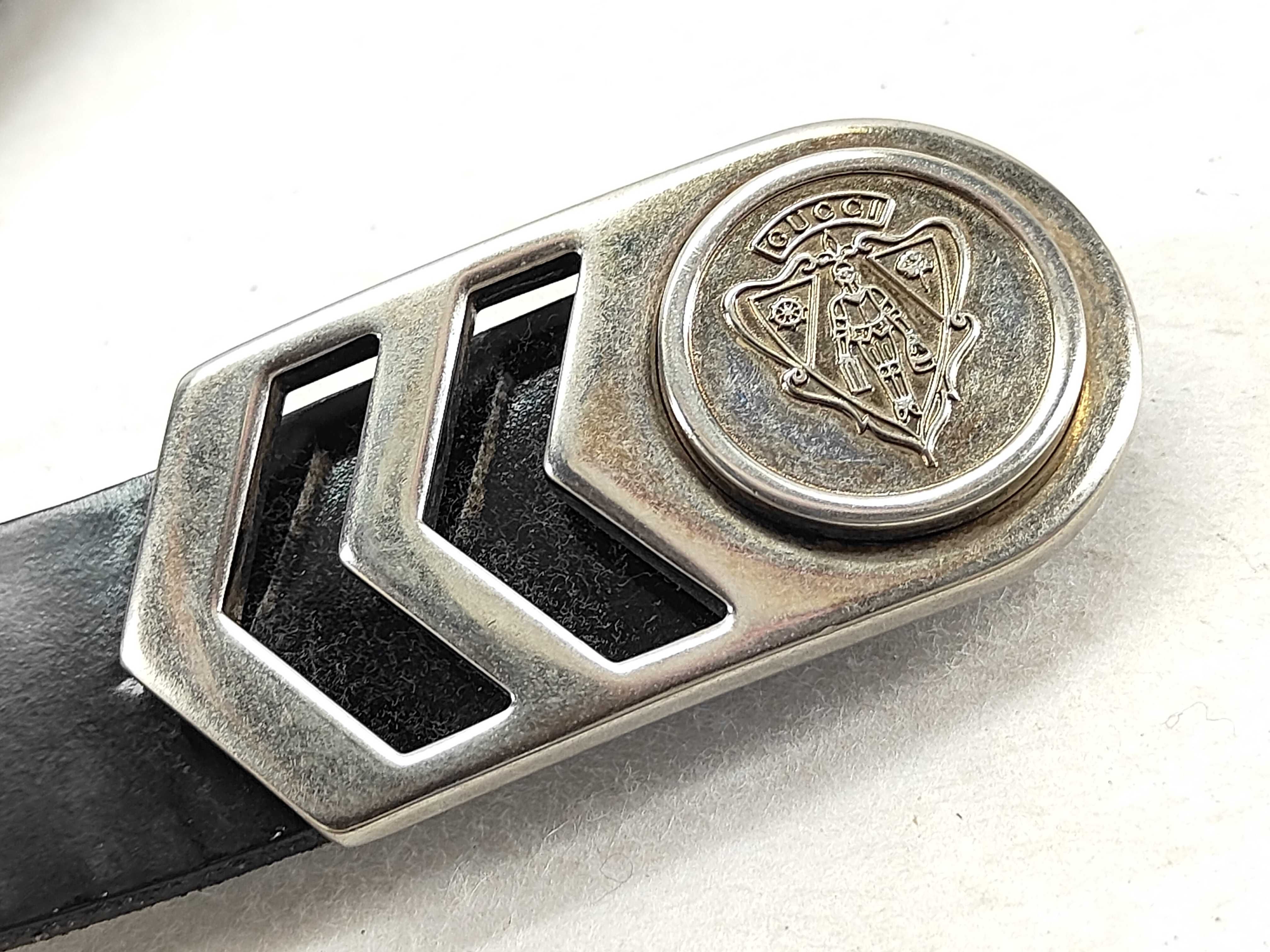logo buckle leather belt — view 10