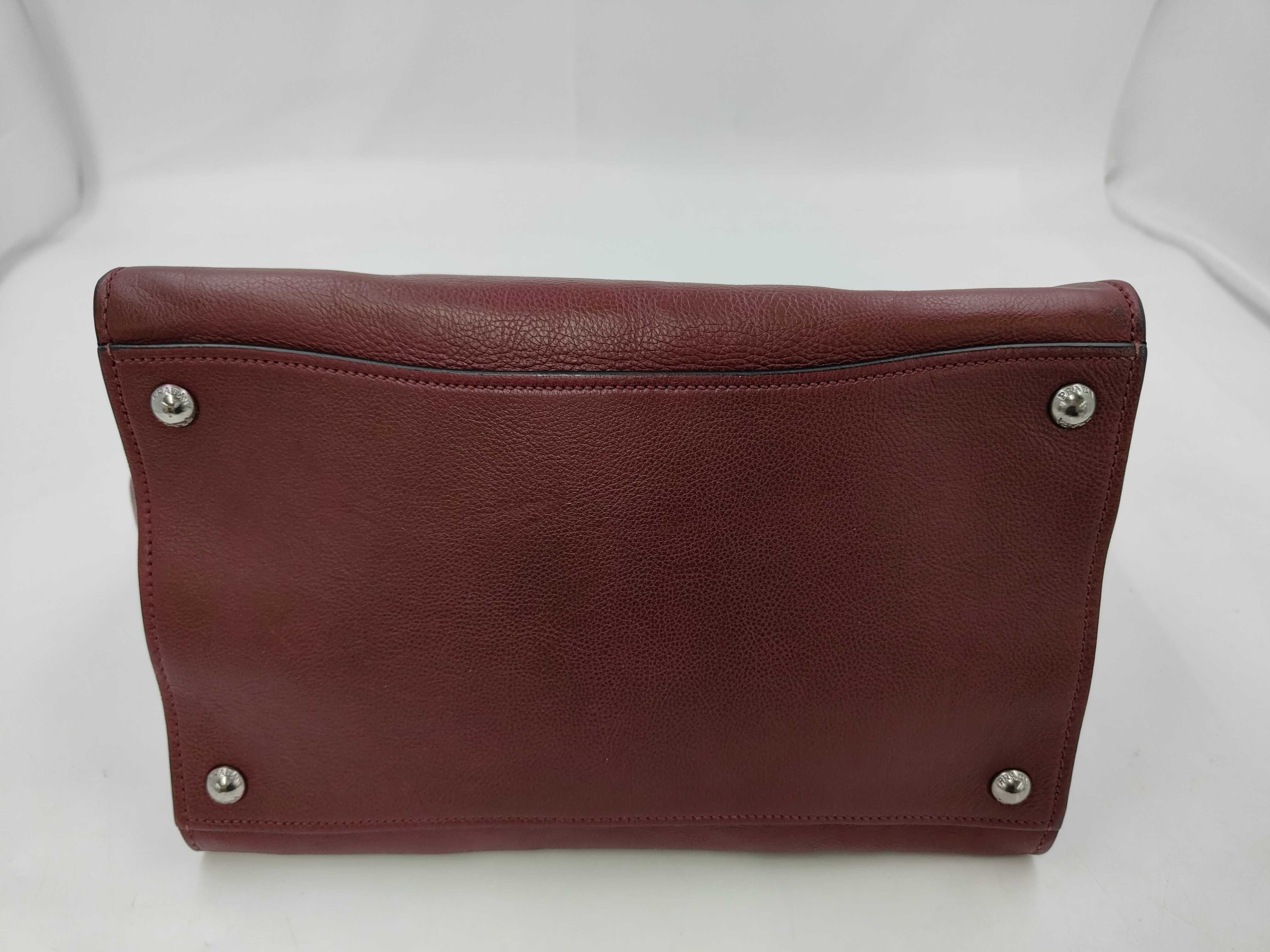 2-Way Shoulder/Tote Bag, Wine Red Handbag — view 3