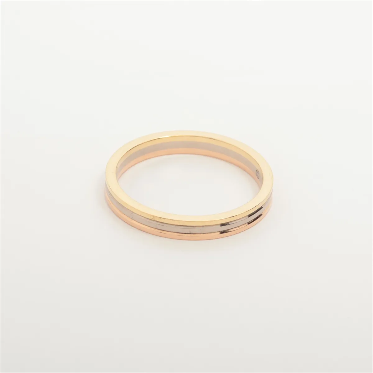 Vendôme Louis Cartier Three-Color Ring 750 (Yellow Gold x Pink Gold x White Gold) 2.5g 51 472BIQ — view 2