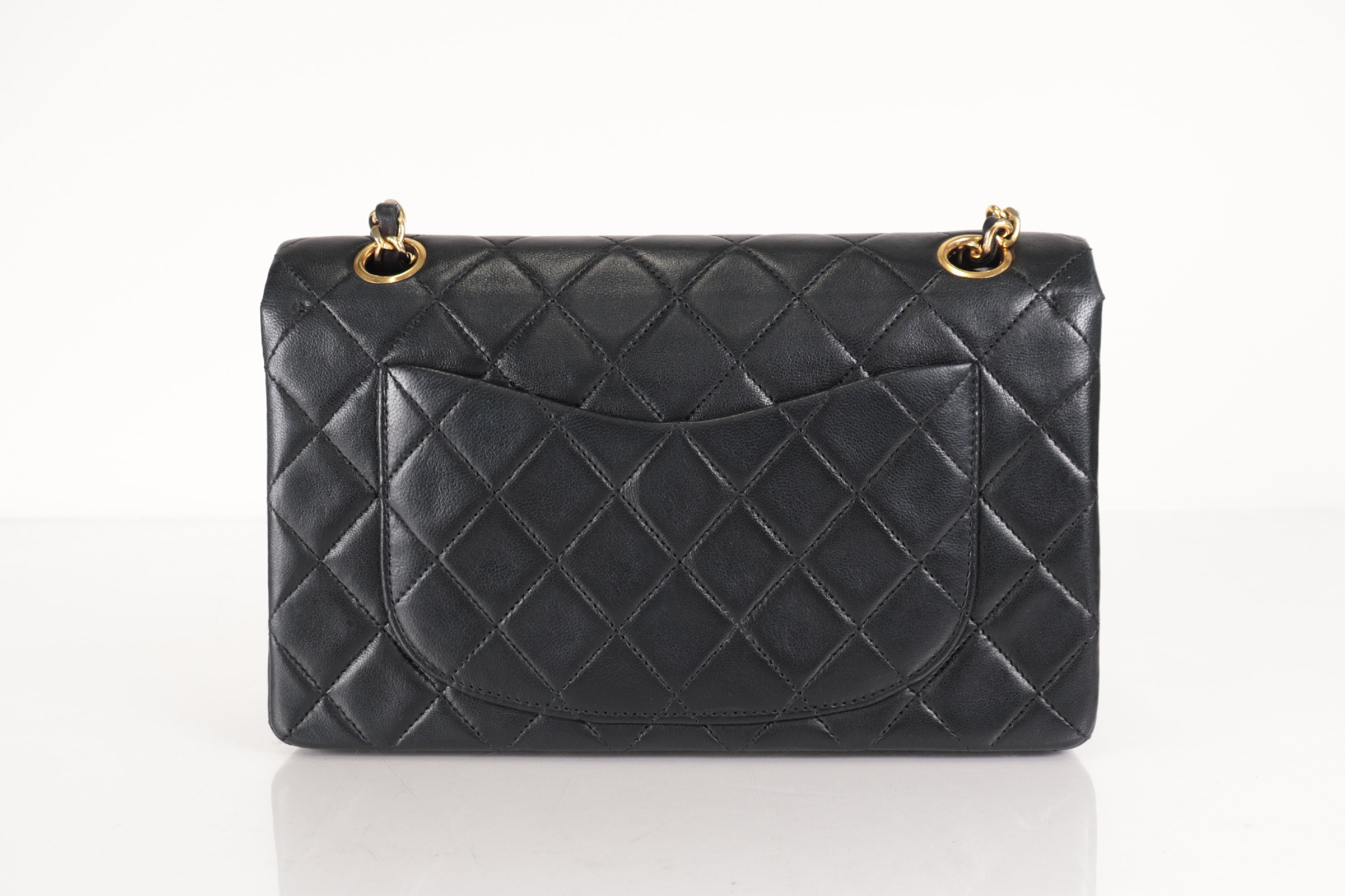 W-Flap 23 Lambskin Chain Shoulder Bag (Serial Number 0) — view 3