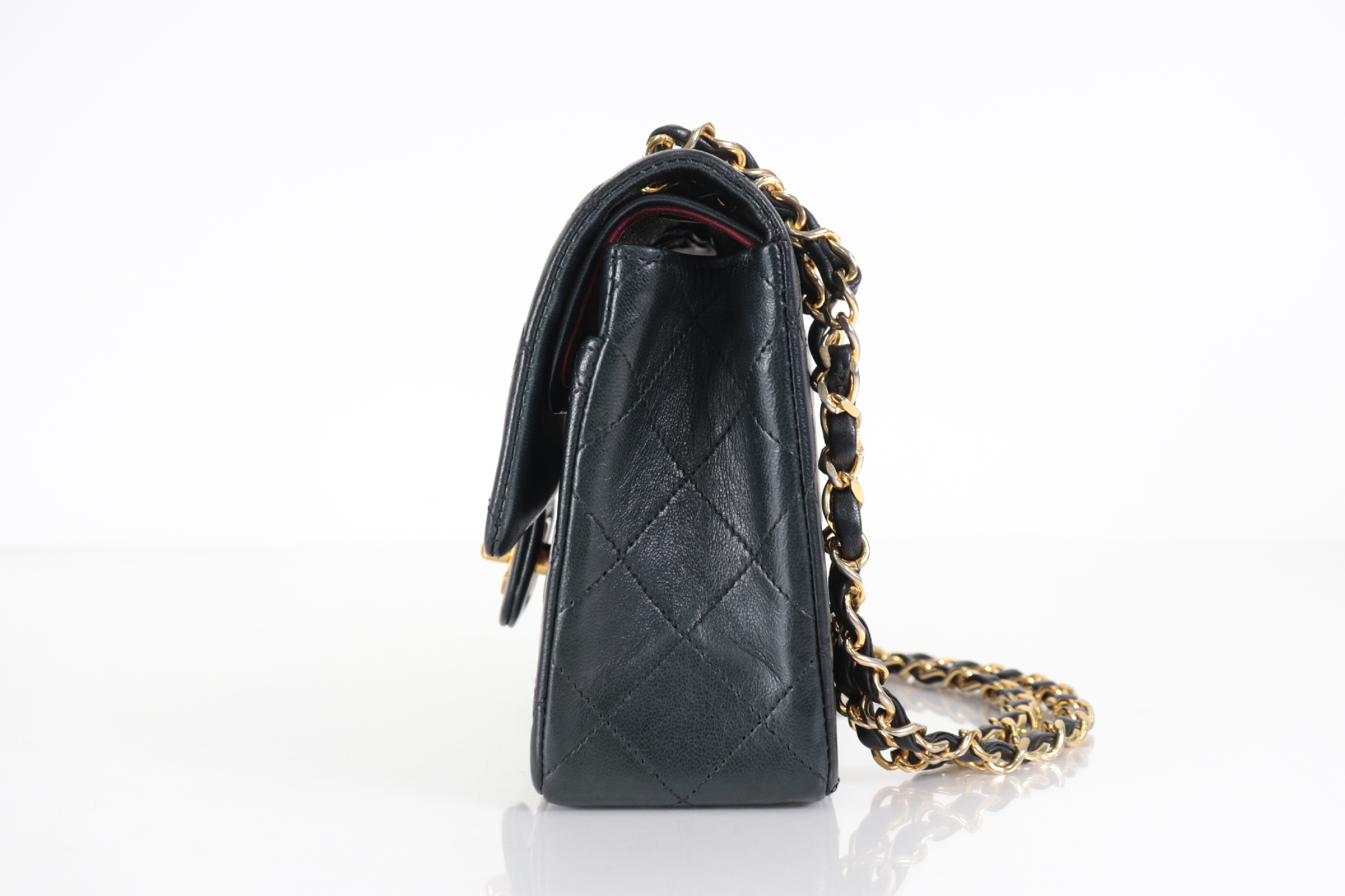 W-Flap 23 Lambskin Chain Shoulder Bag (Serial Number 0) — view 5