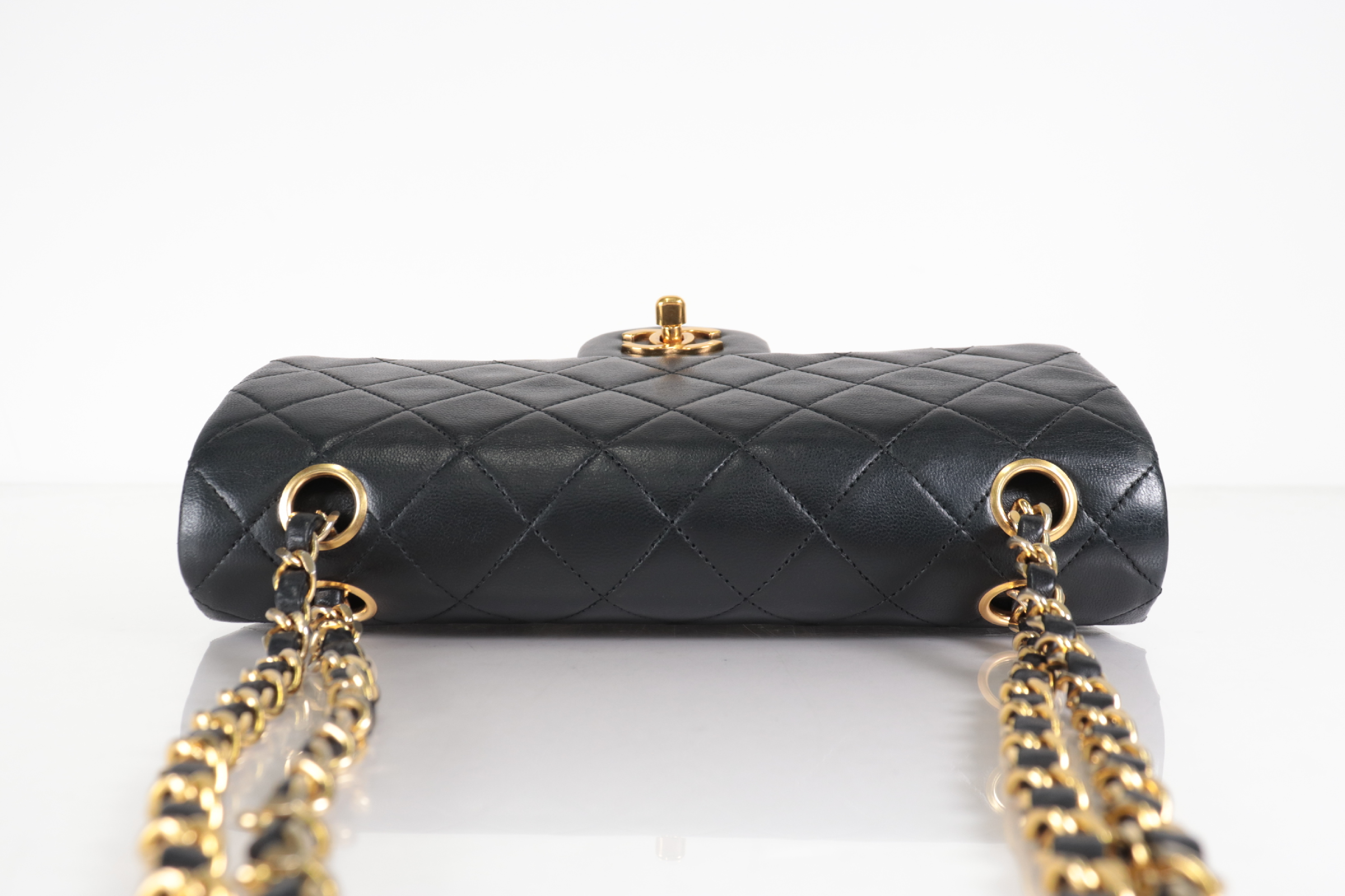 W-Flap 23 Lambskin Chain Shoulder Bag (Serial Number 0) — view 6