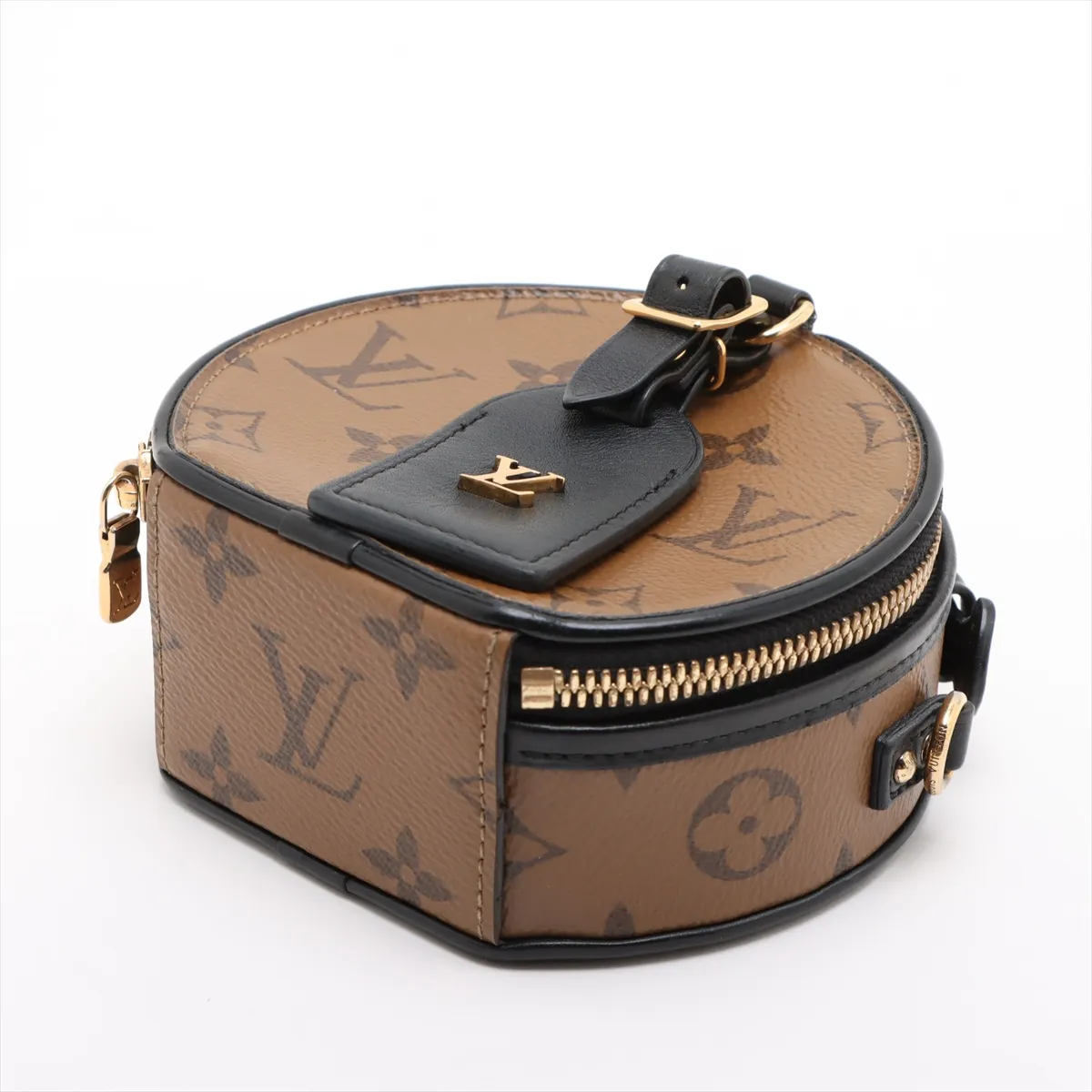 Monogram Reverse Mini Boite Chapeau M68276 PL4169 Brown — view 3