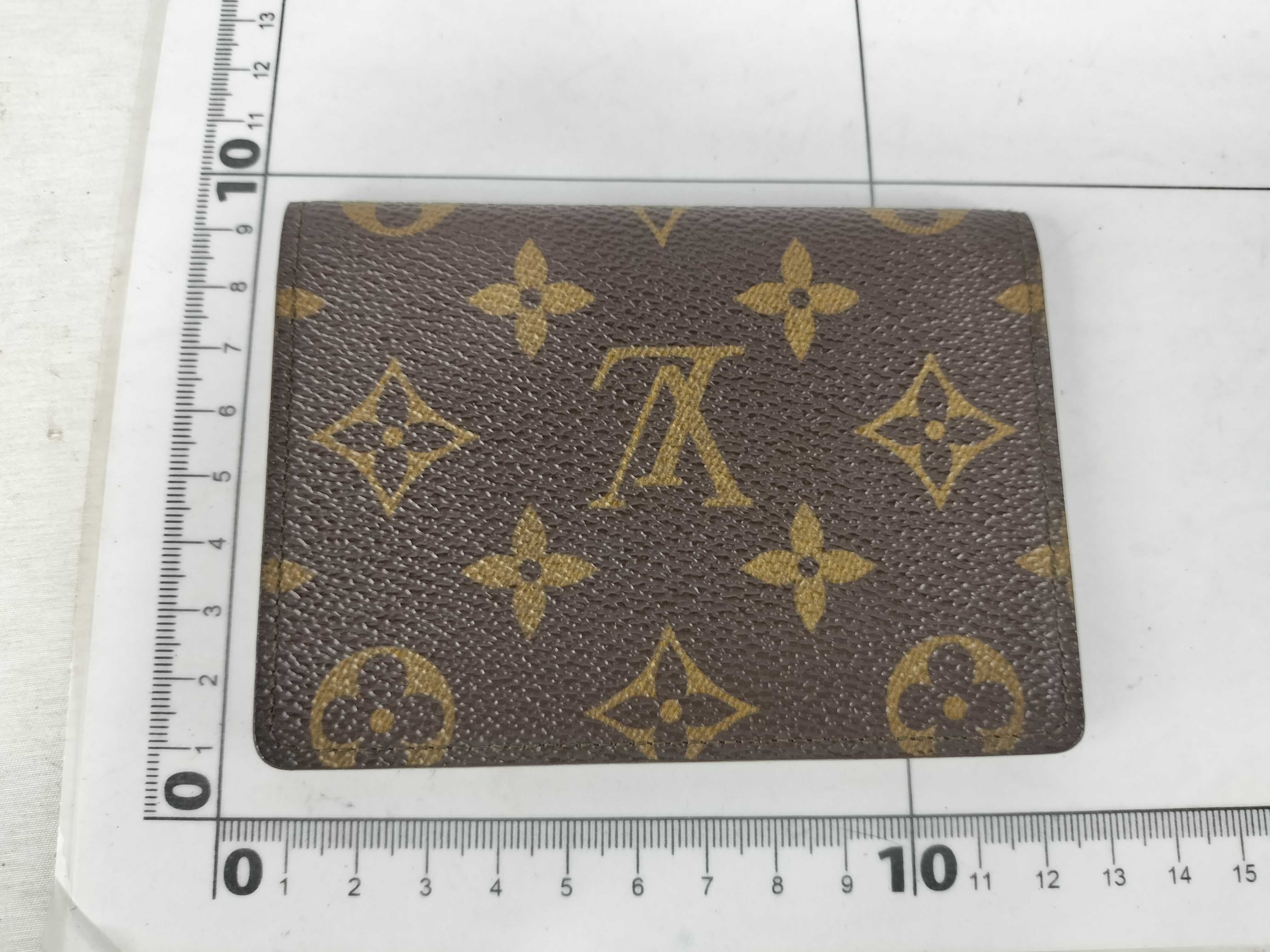 Monogram Louis Vuitton Monogram Pass Case Card Case — view 2